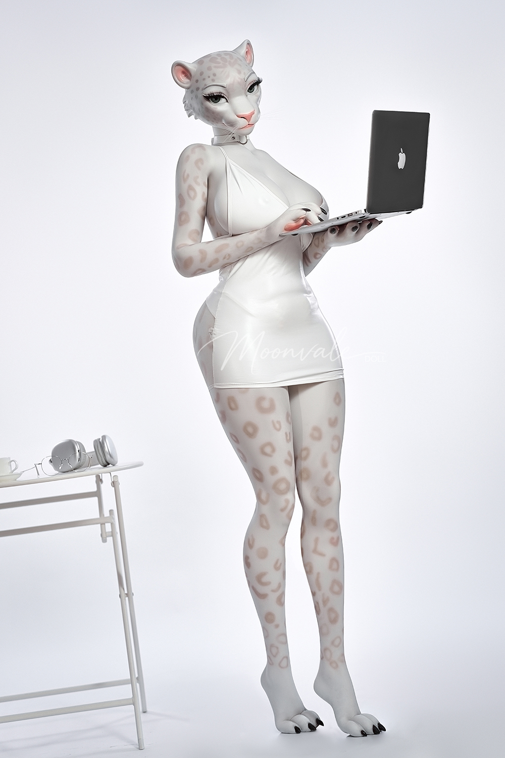 MoonVale Doll | Velara - 165cm/5ft5 White Panther Wild Furry Sex Doll
