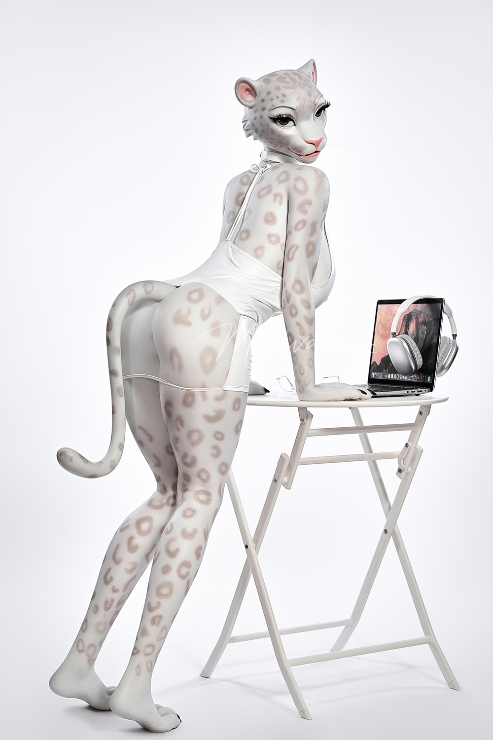 MoonVale Doll | Velara - 165cm/5ft5 White Panther Wild Furry Sex Doll