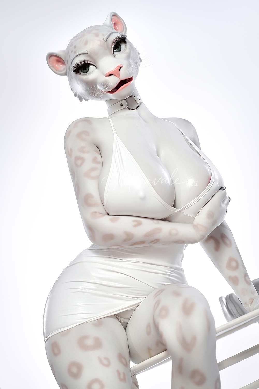 MoonVale Doll | Velara - 165cm/5ft5 White Panther Wild Furry Sex Doll