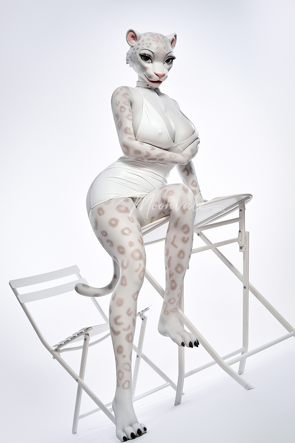 MoonVale Doll | Velara - 165cm/5ft5 White Panther Wild Furry Sex Doll