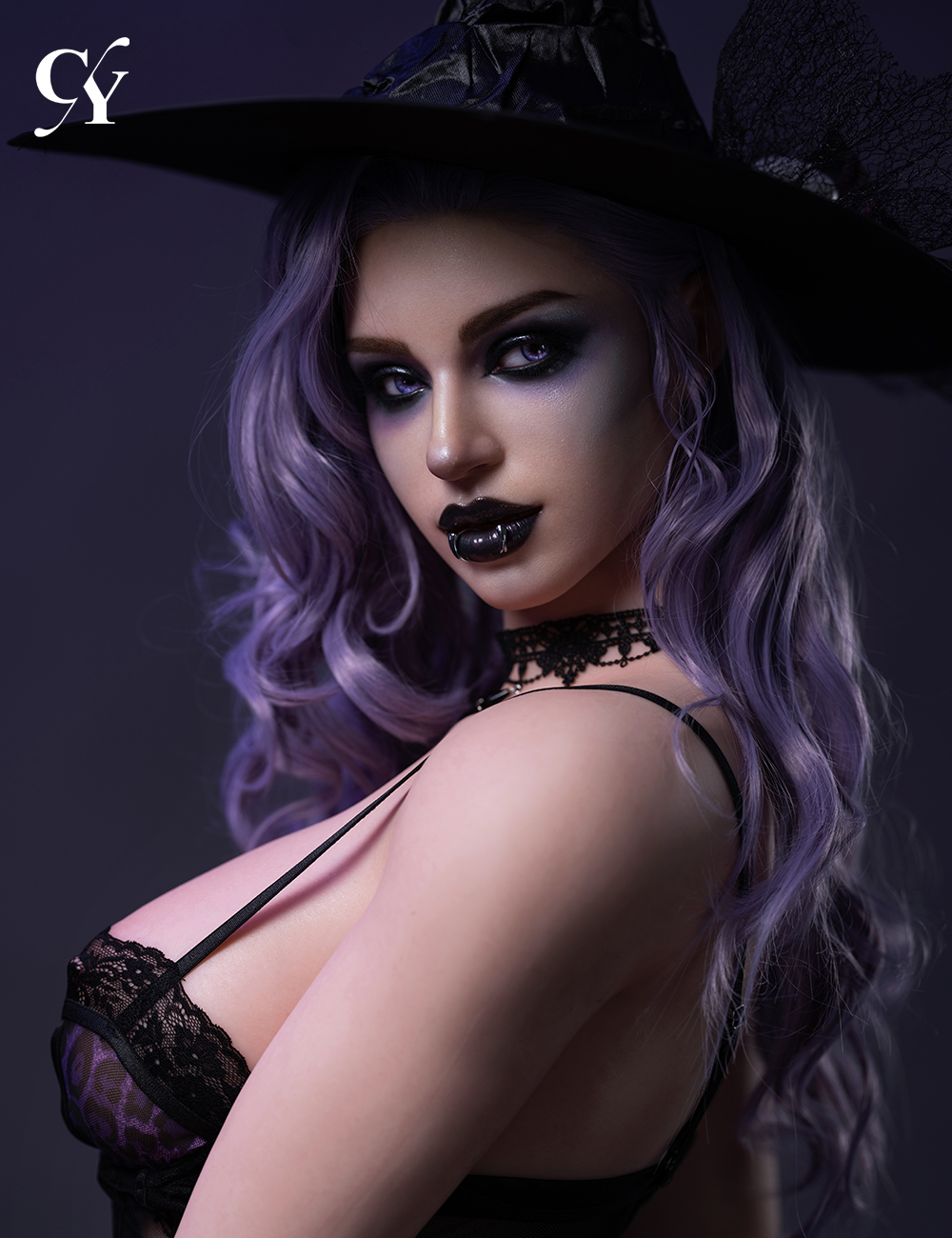TOP-CY | Halloween 176m/ E-cup Full Silicone Doll Elodie ROS
