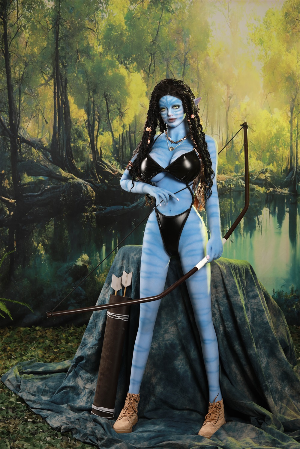 Bleve - 165cm (5ft5) Blue Skin Beast style Realistic Sex Doll