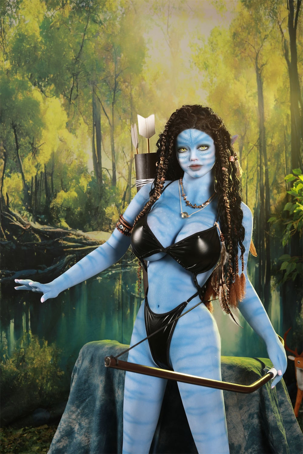 Bleve - 165cm (5ft5) Blue Skin Beast style Realistic Sex Doll