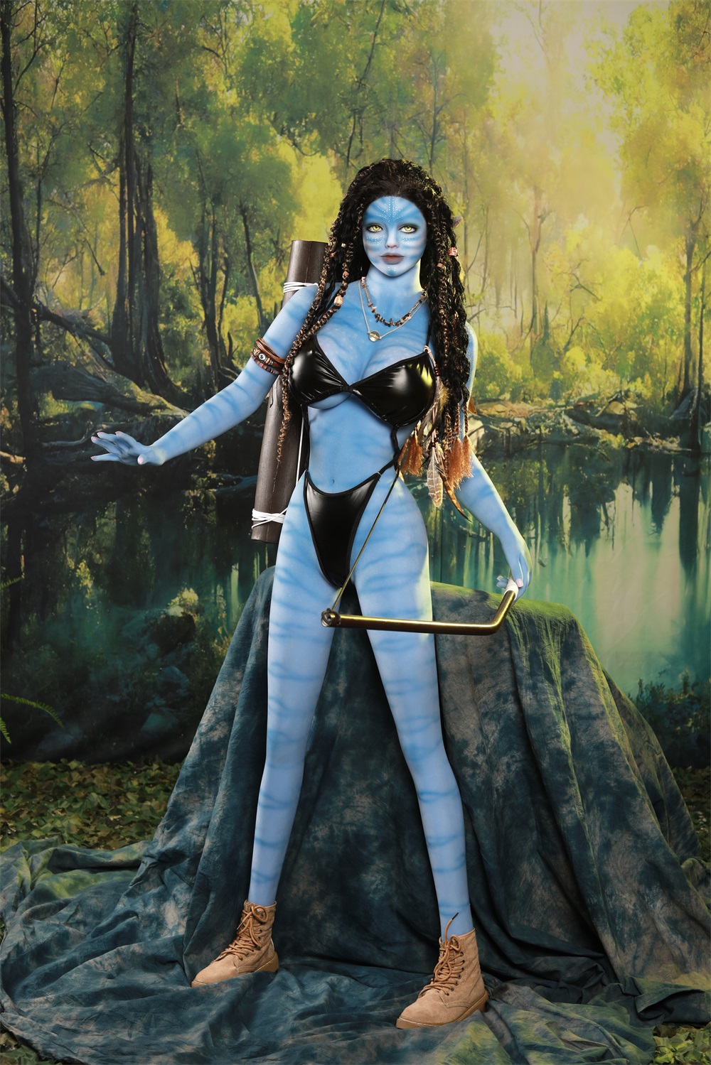 Bleve - 165cm (5ft5) Blue Skin Beast style Realistic Sex Doll