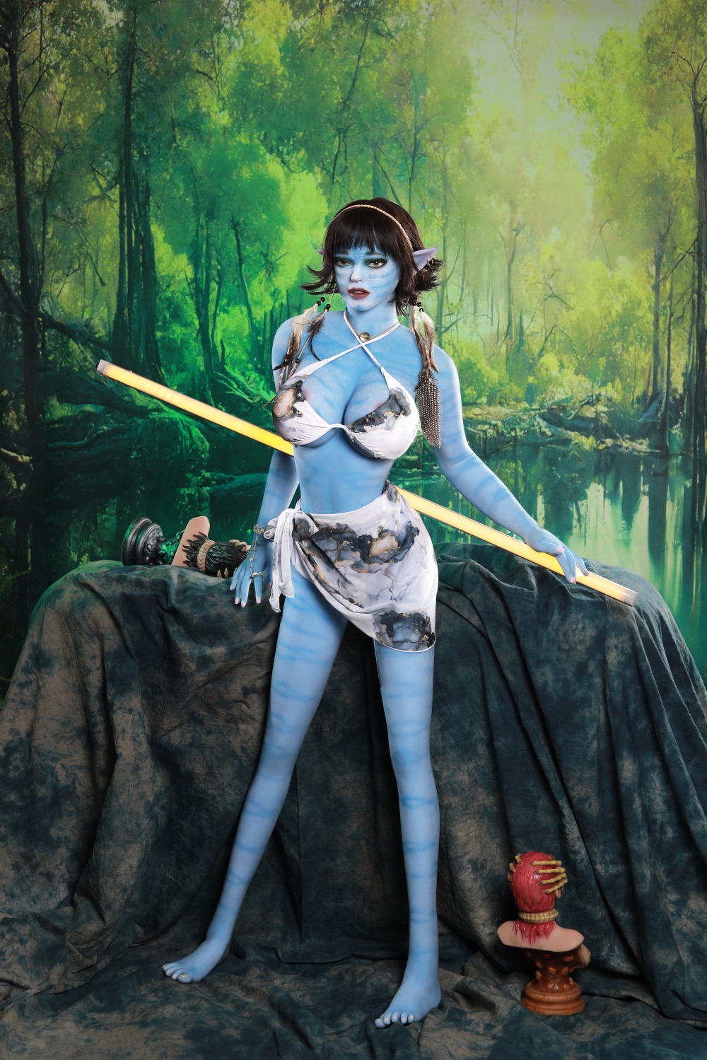 Avatar - 165cm (5ft5) Blue Skin Beast style Realistic Sex Doll