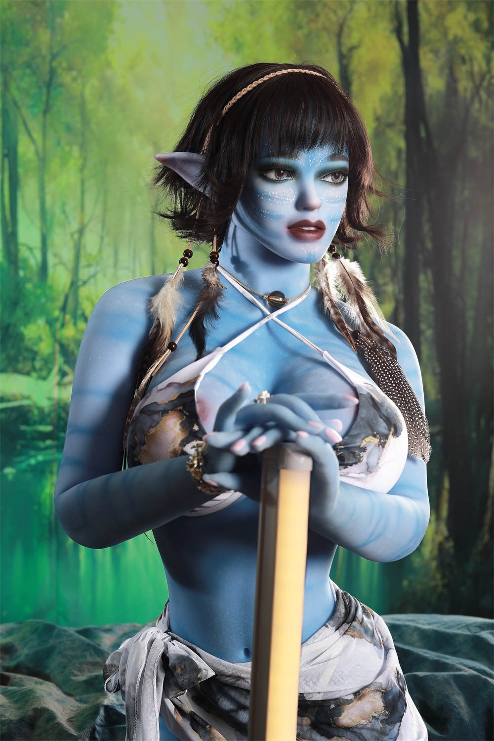 Avatar - 165cm (5ft5) Blue Skin Beast style Realistic Sex Doll