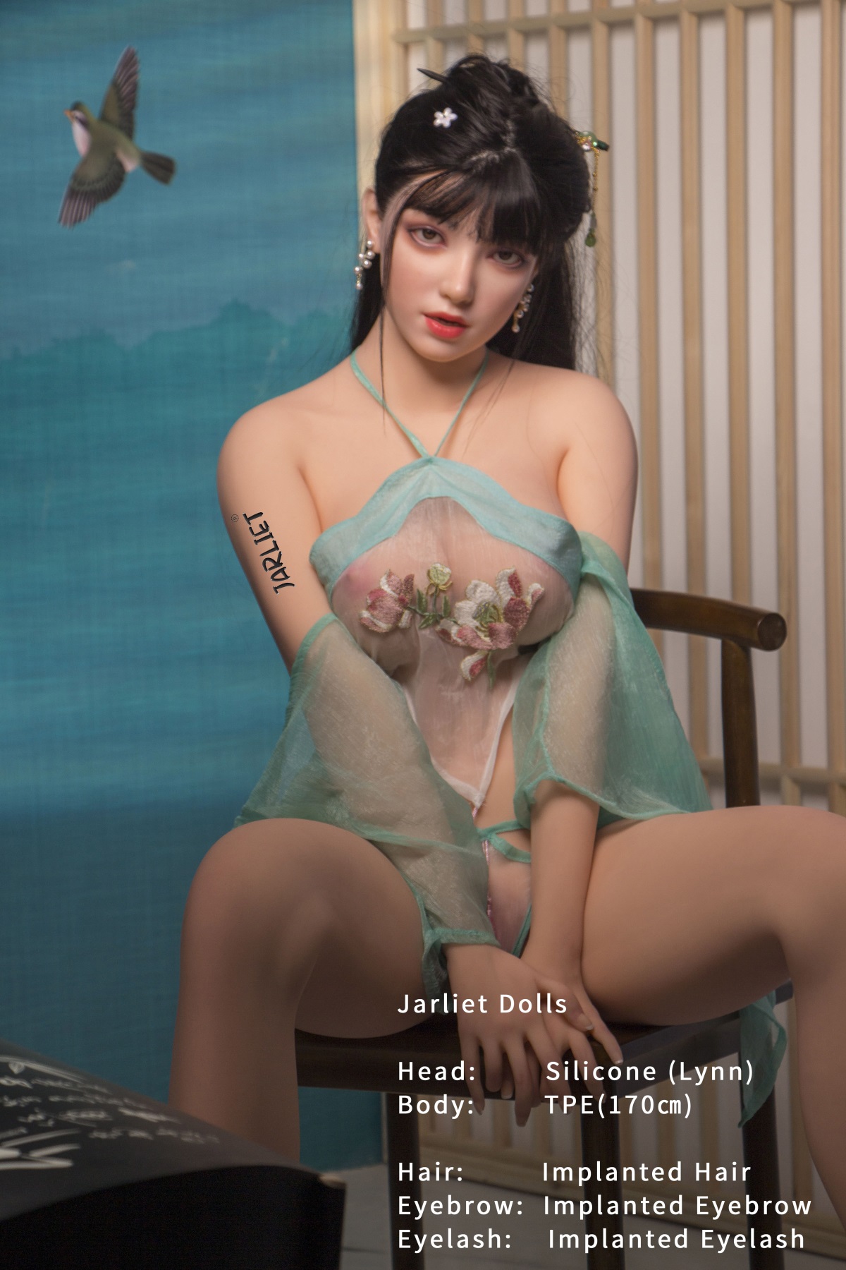 Jarliet | Lynn - 5ft 7 /170cm Silicone Head Real Oral Sex Doll