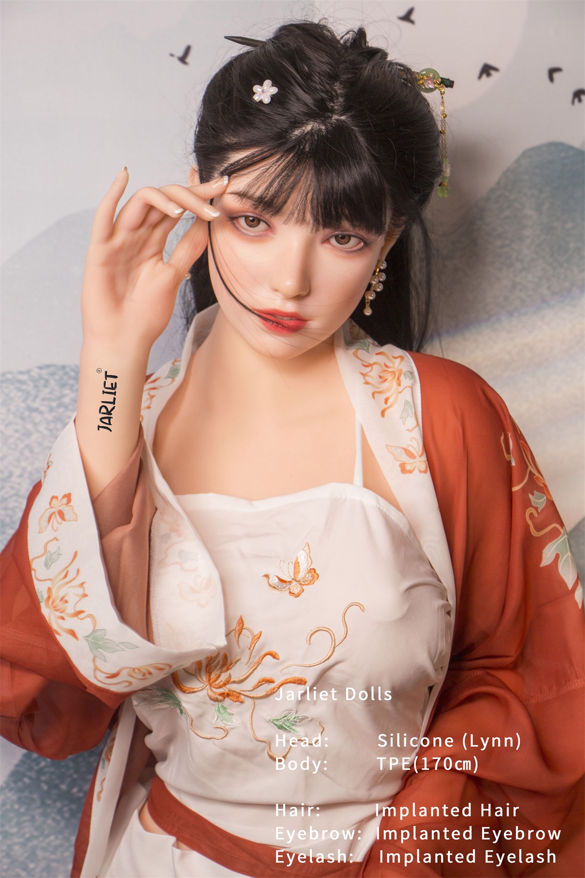 Jarliet | Lynn - 5ft 7 /170cm Silicone Head Real Oral Sex Doll