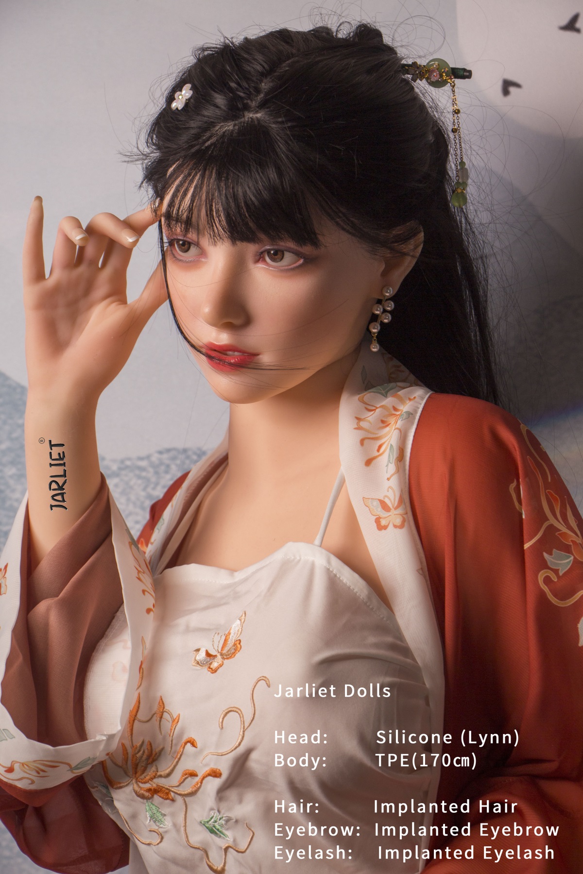 Jarliet | Lynn - 5ft 7 /170cm Silicone Head Real Oral Sex Doll