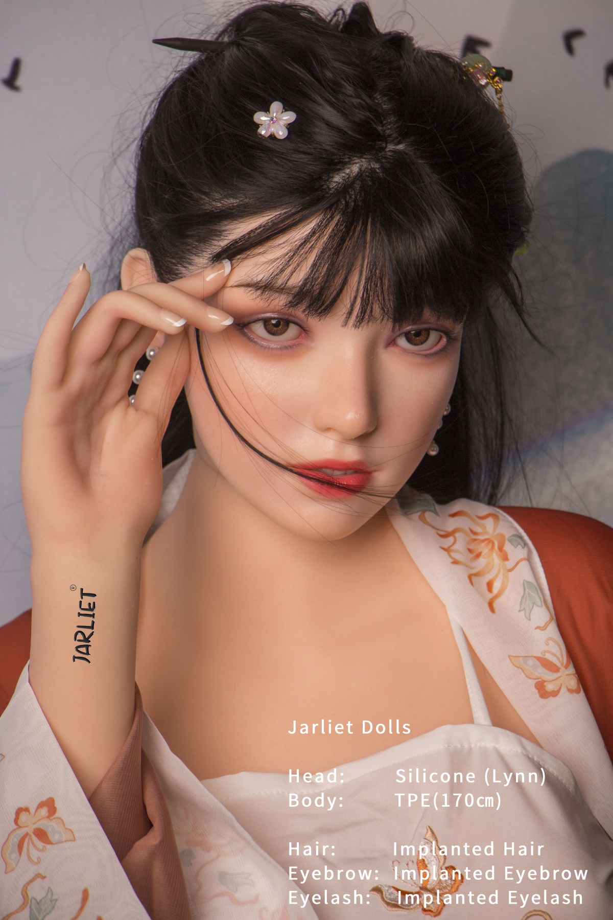 Jarliet | Lynn - 5ft 7 /170cm Silicone Head Real Oral Sex Doll