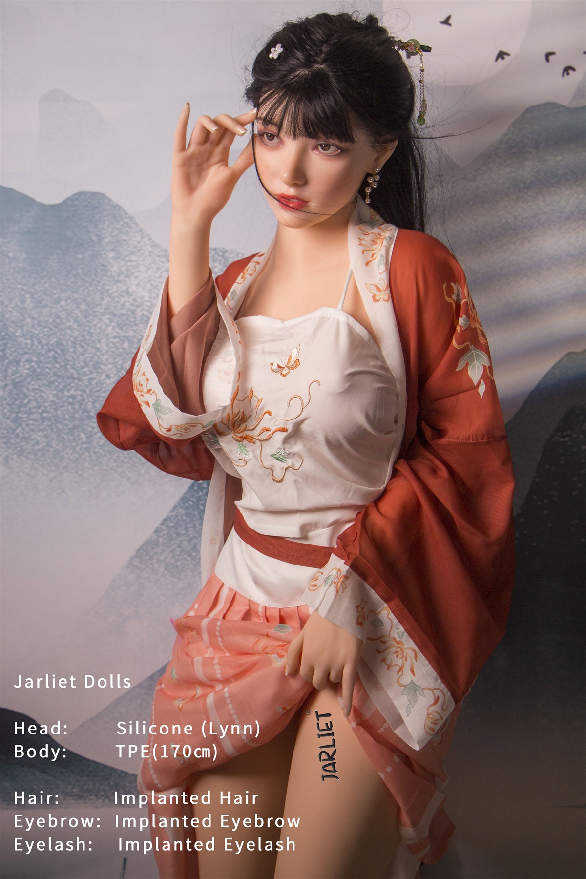 Jarliet | Lynn - 5ft 7 /170cm Silicone Head Real Oral Sex Doll