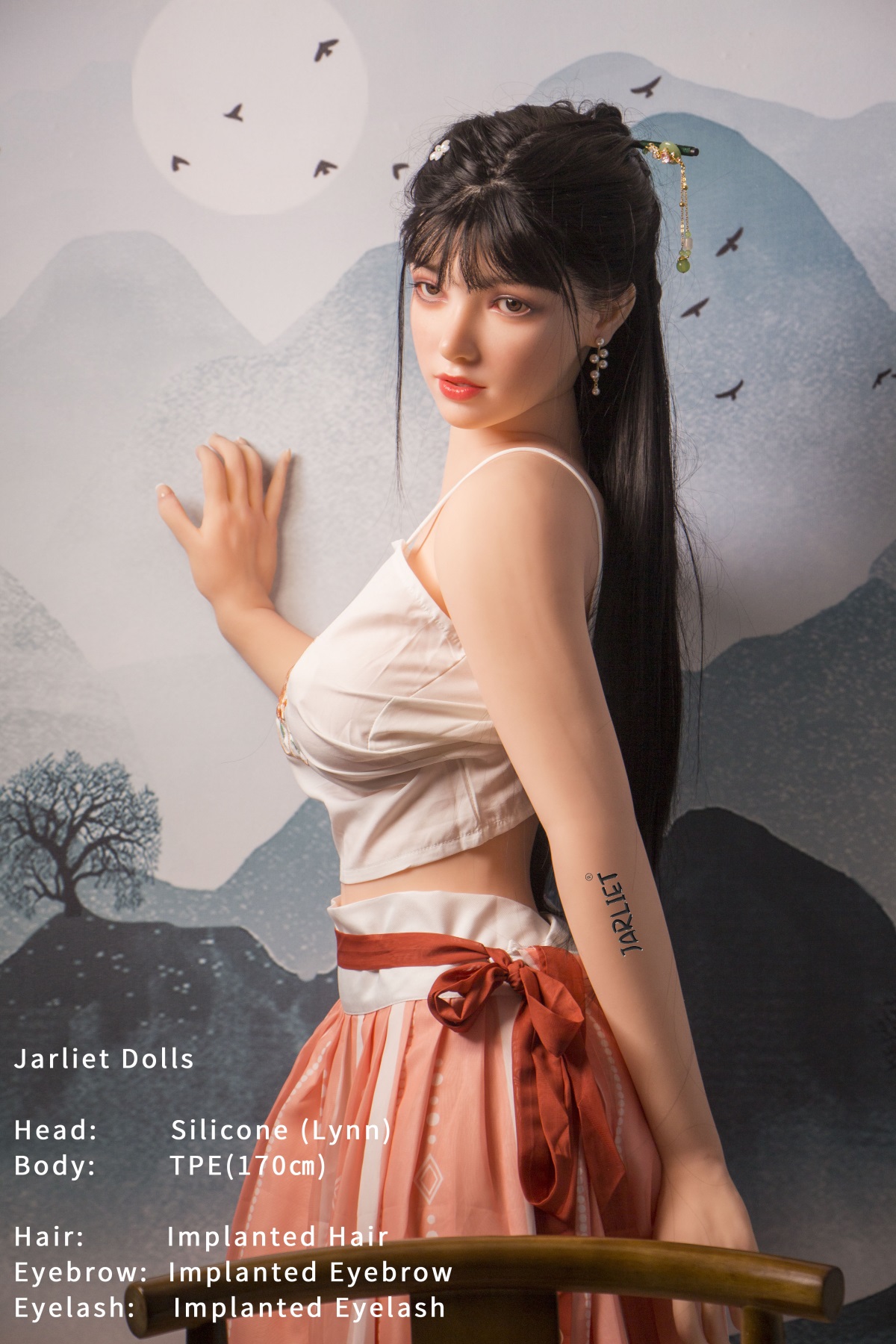 Jarliet | Lynn - 5ft 7 /170cm Silicone Head Real Oral Sex Doll