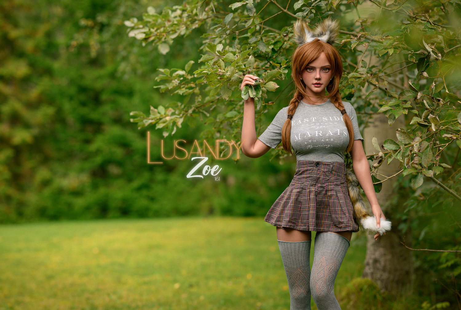 Lusandy Doll | Zoe -161cm (5ft3) Slim Silicone Vulpine Sex Doll