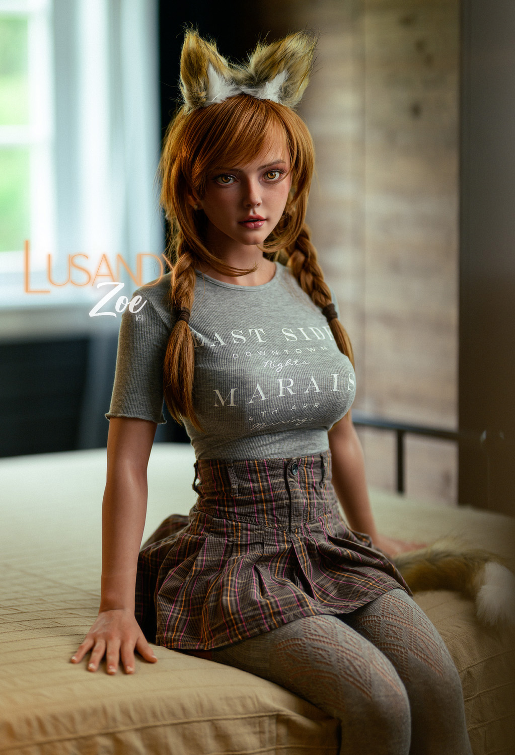 Lusandy Doll | Zoe -161cm (5ft3) Slim Silicone Vulpine Sex Doll