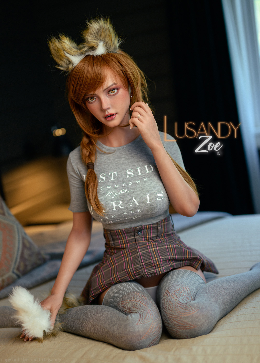 Lusandy Doll | Zoe -161cm (5ft3) Slim Silicone Vulpine Sex Doll