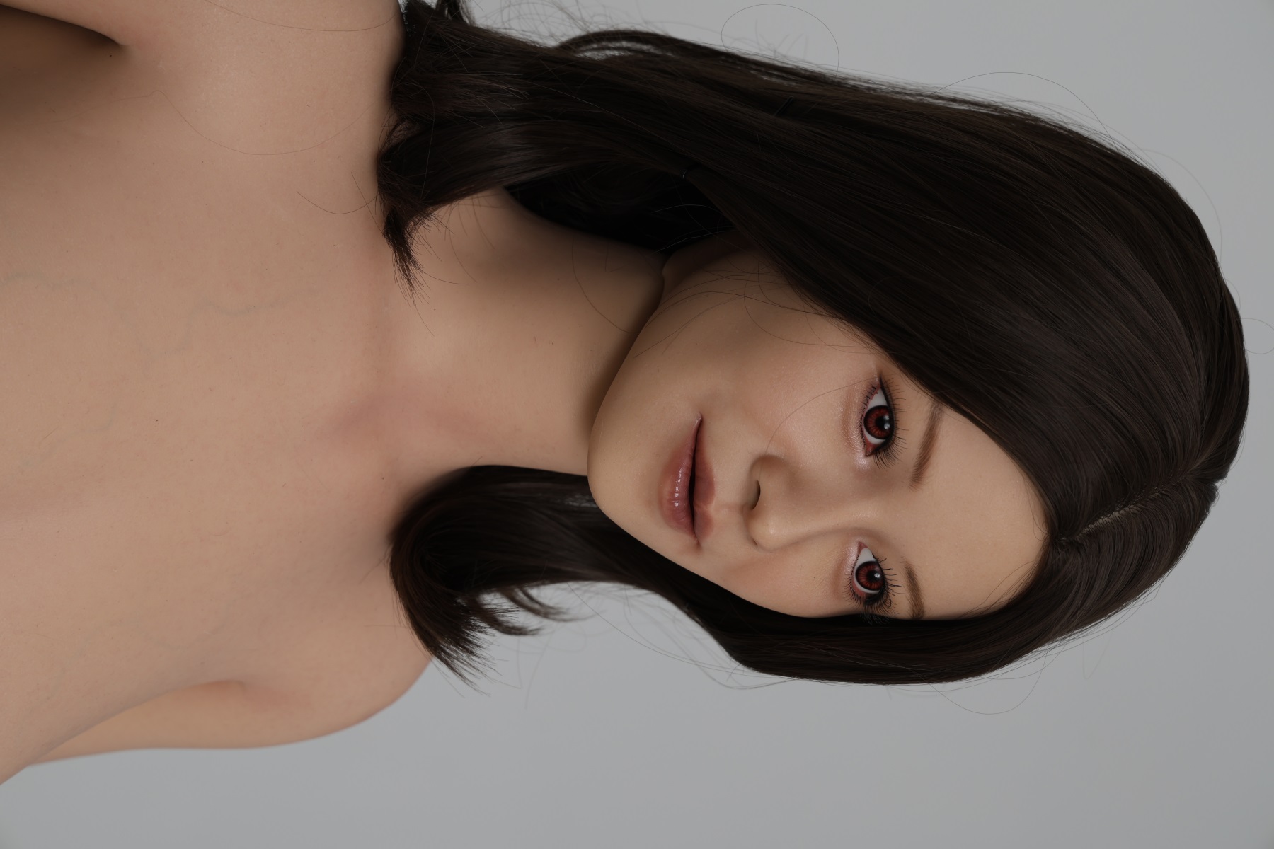 GT DOLL | Selene-162cm(5ft4) ROS Full Silicone Medium Breast Black Hair Sex Doll