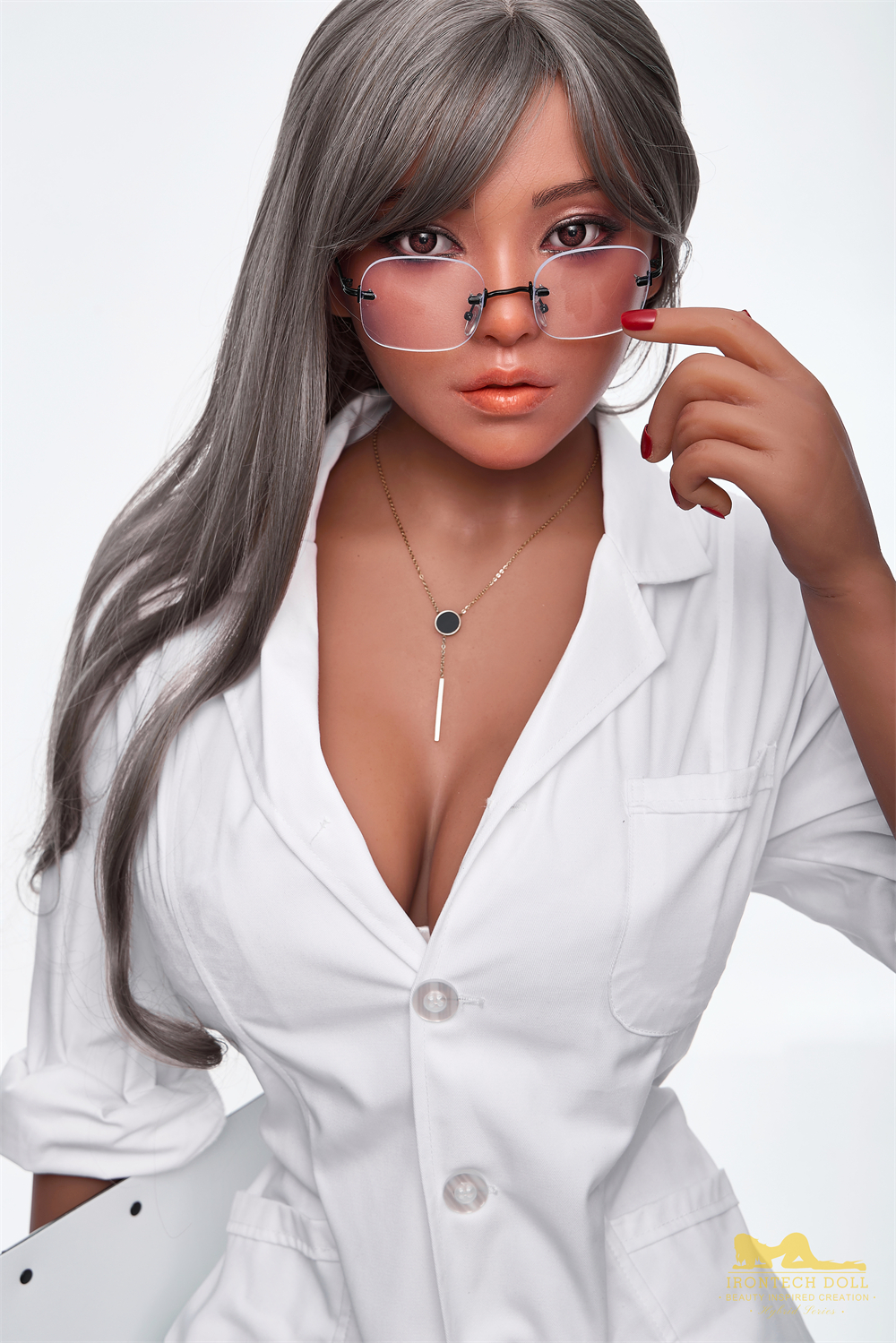 Irontech | Eileen - 5ft 5/164cm F-cup ROS Silicone Head Sex Doll