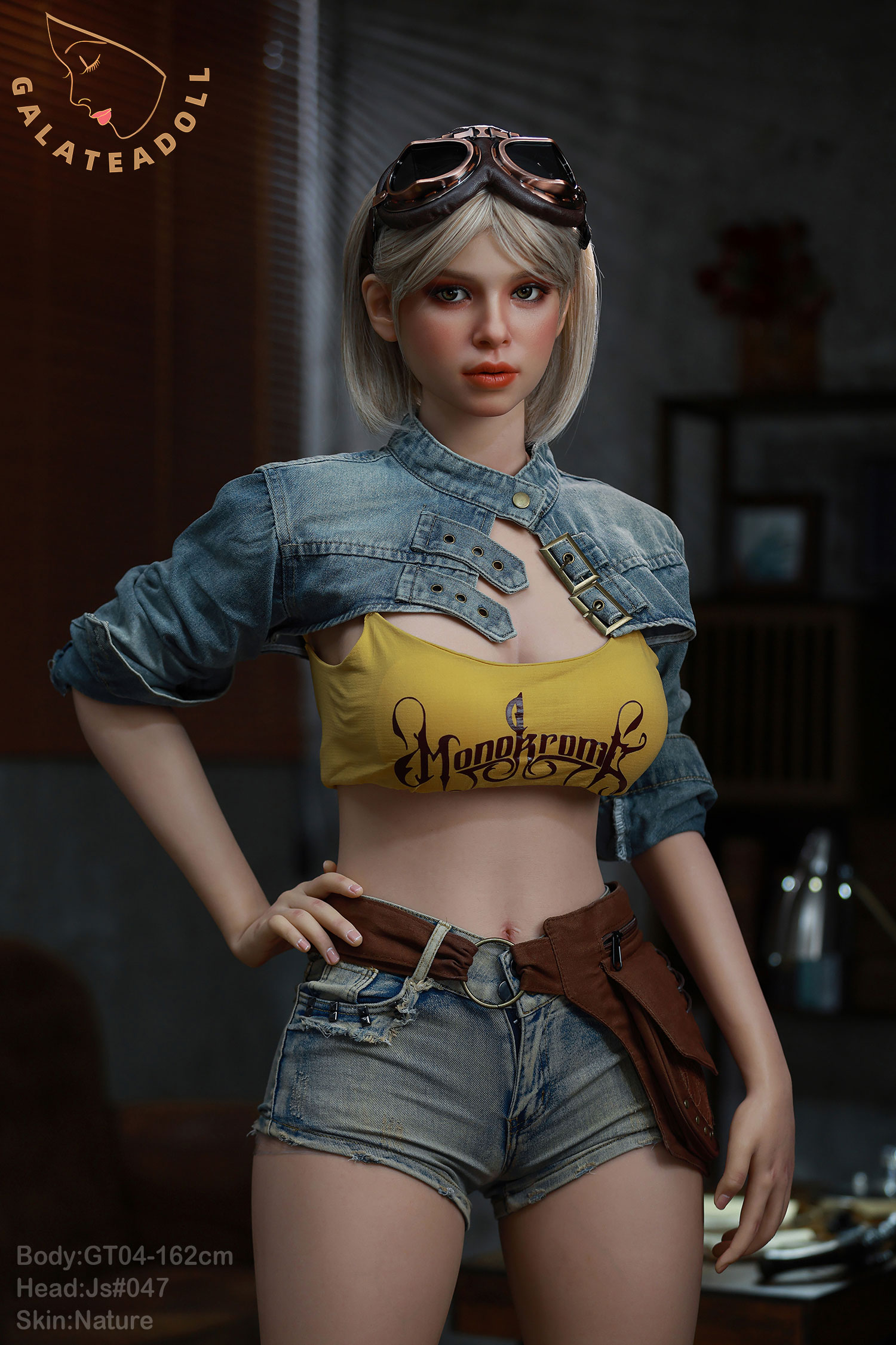 GT DOLL | Elowen-162cm(5ft4) Medium Breast Full Silicone Charming Sex Doll