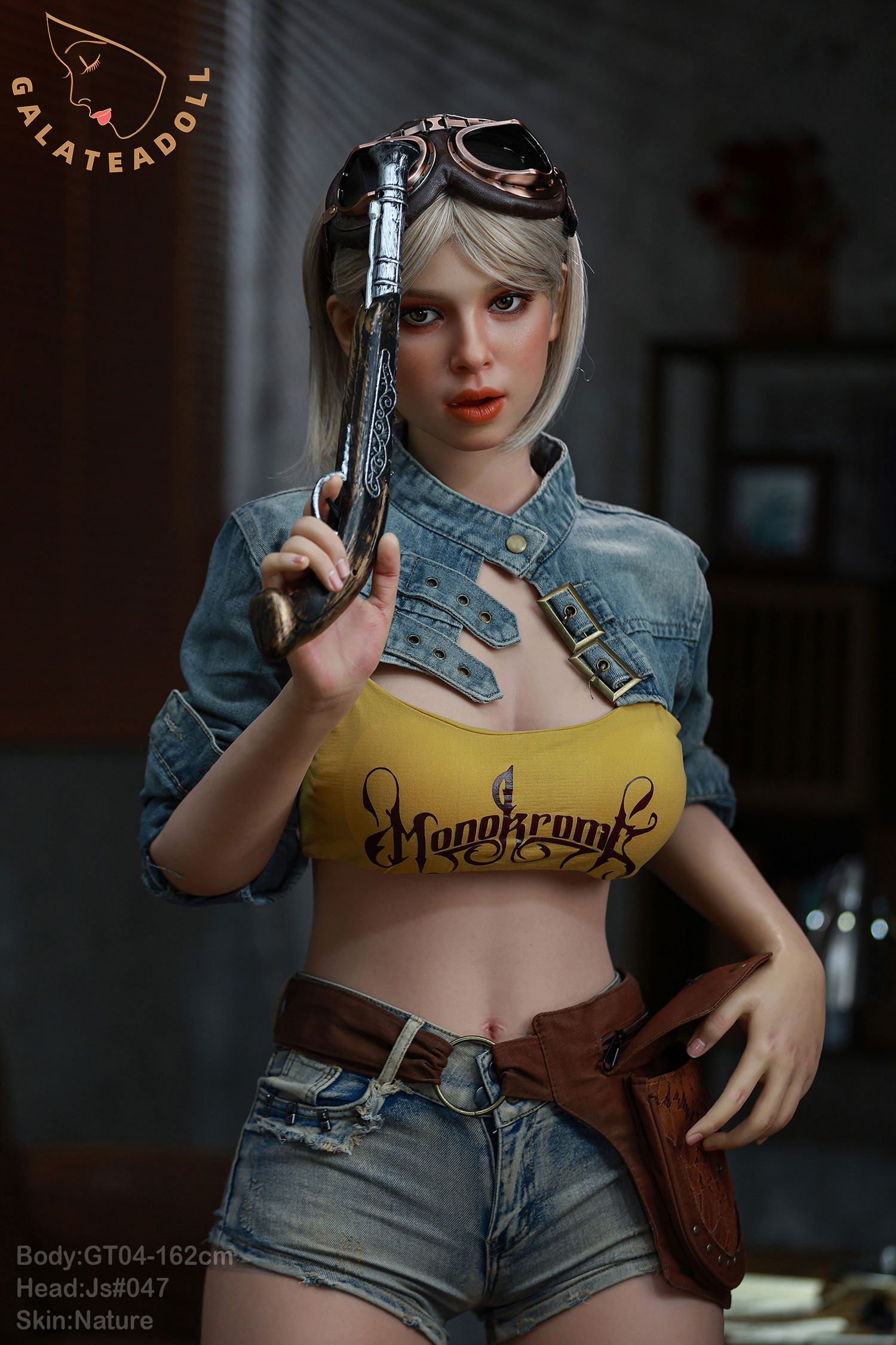 GT DOLL | Elowen-162cm(5ft4) Medium Breast Full Silicone Charming Sex Doll