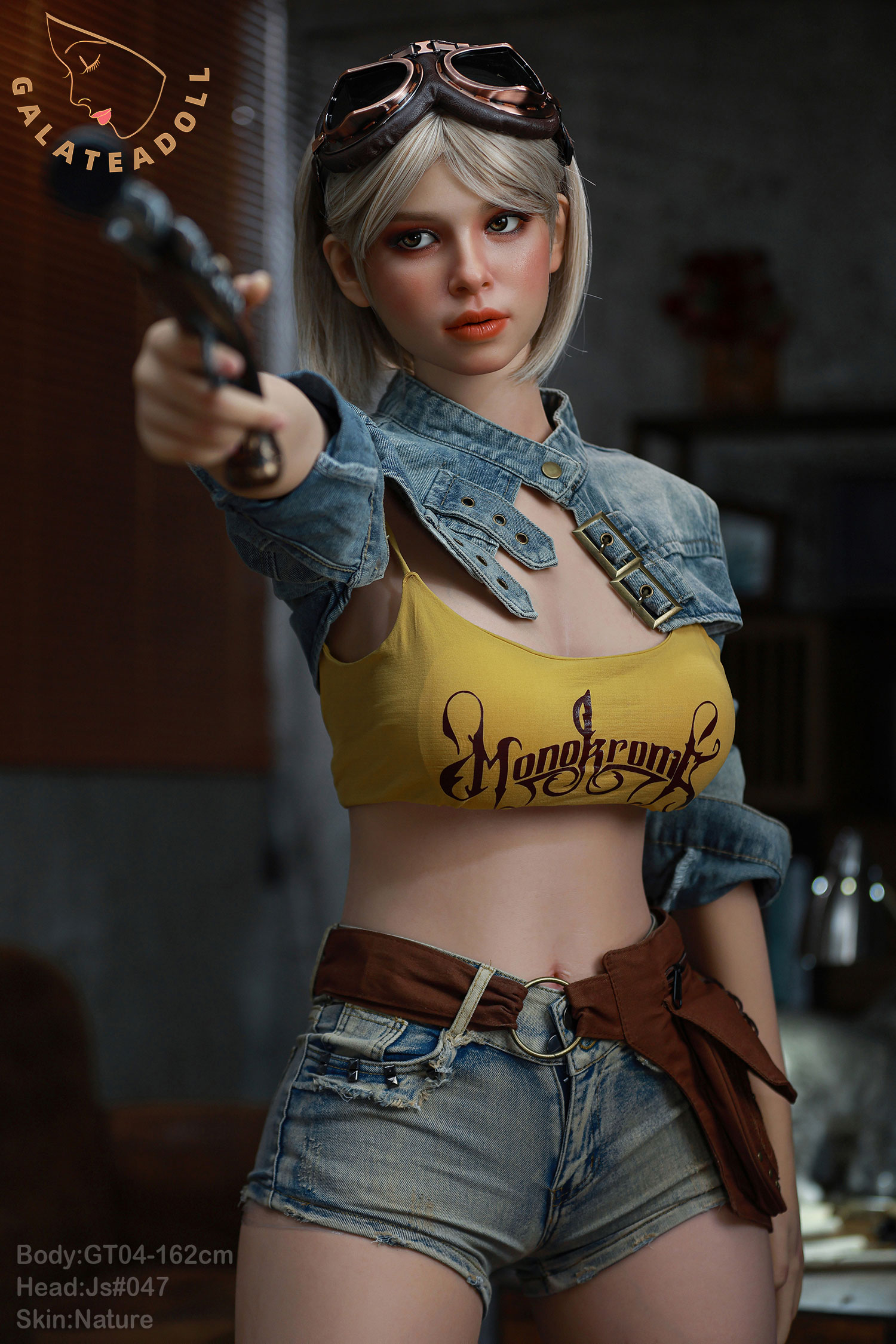 GT DOLL | Elowen-162cm(5ft4) Medium Breast Full Silicone Charming Sex Doll