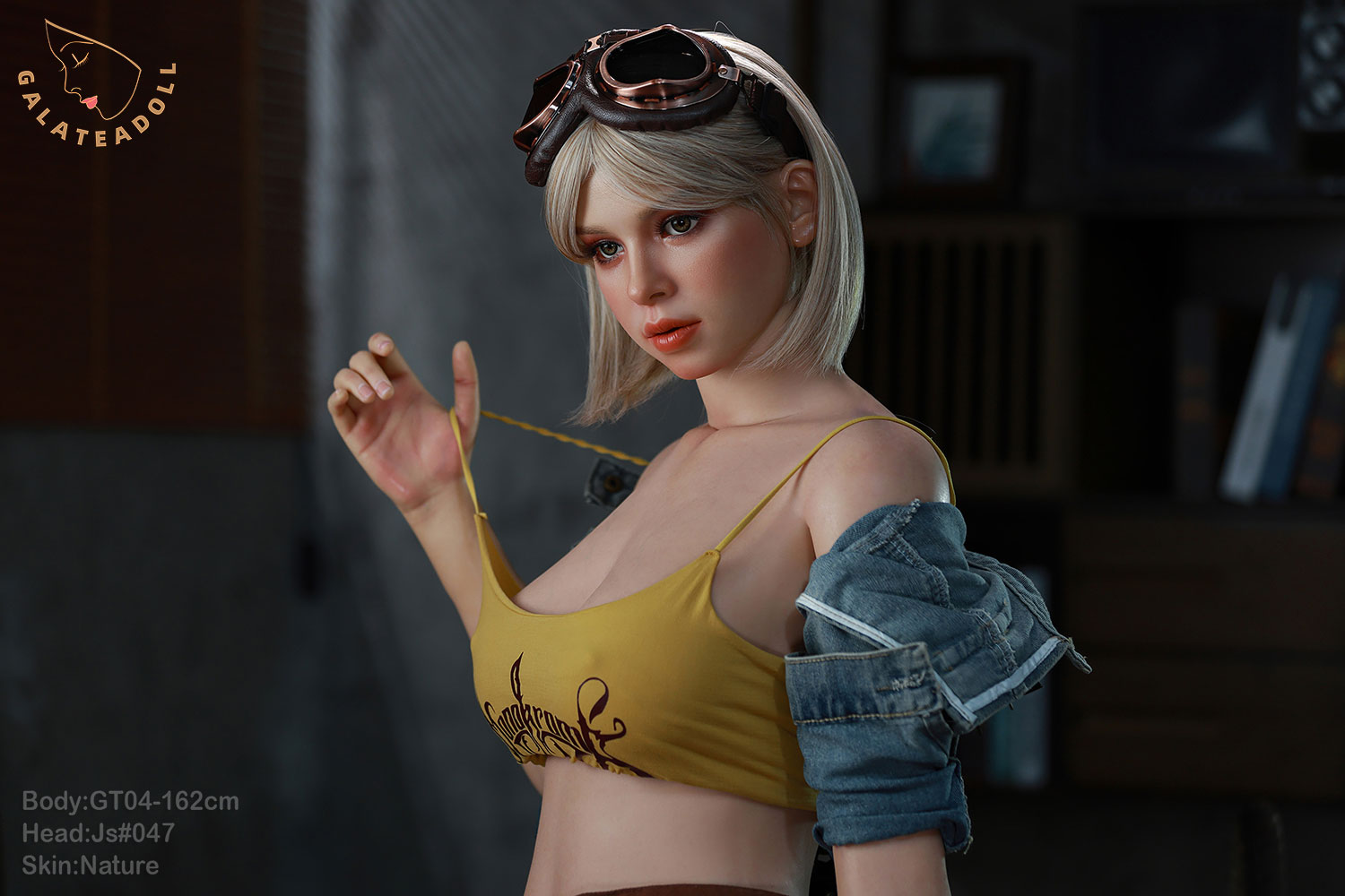 GT DOLL | Elowen-162cm(5ft4) Medium Breast Full Silicone Charming Sex Doll