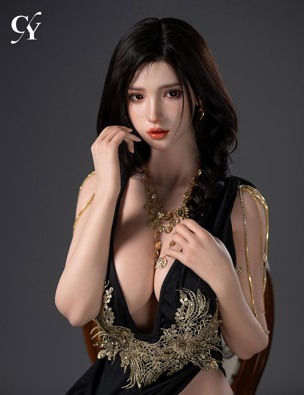 TOP-CY | Lilian 2 - 5ft6/168cm F-Cup Realistic Elegant Asian-Style Silicone Sex Doll