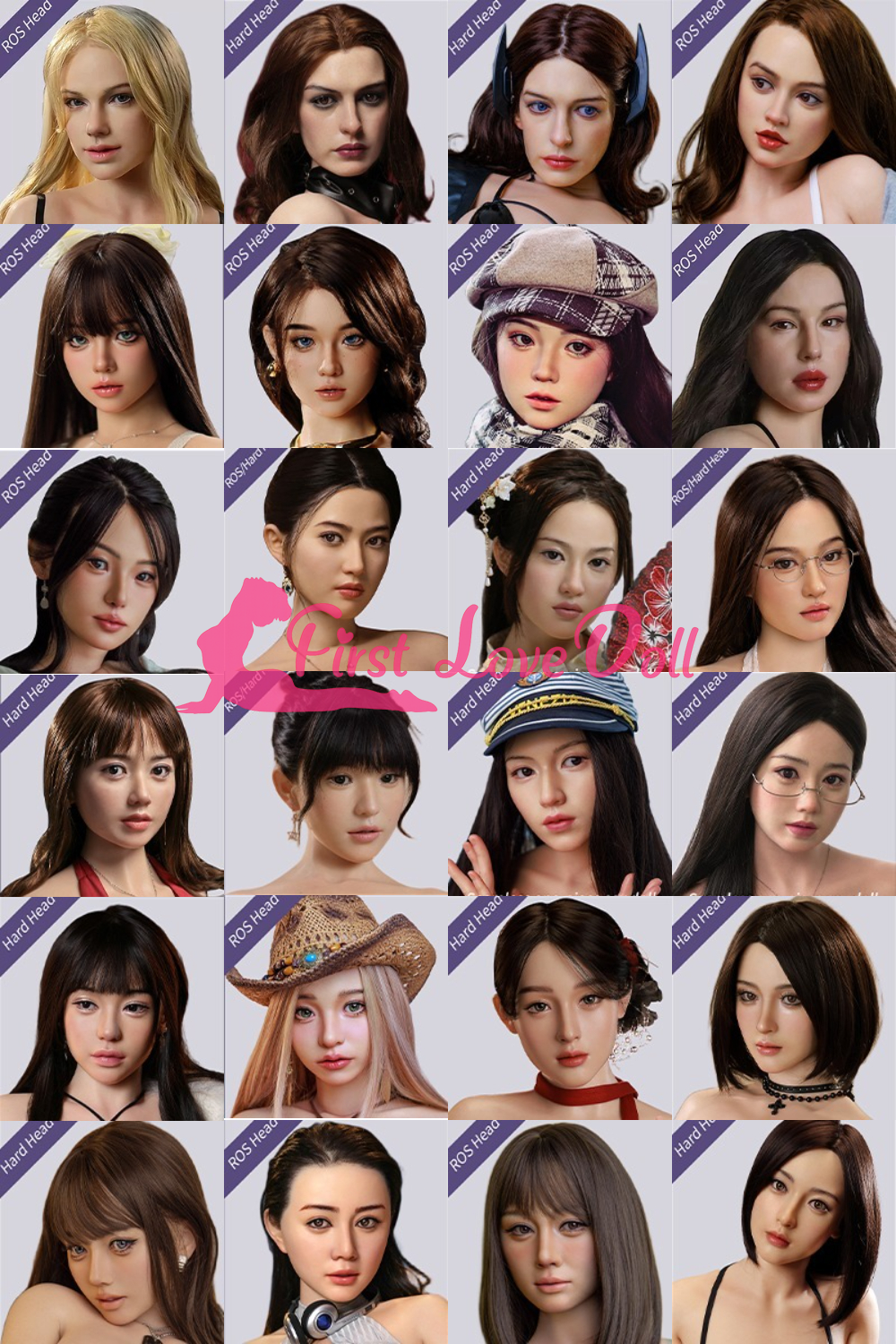 MMX Doll | Single Head - Extra Head For DIY Sex Doll(Head Only)