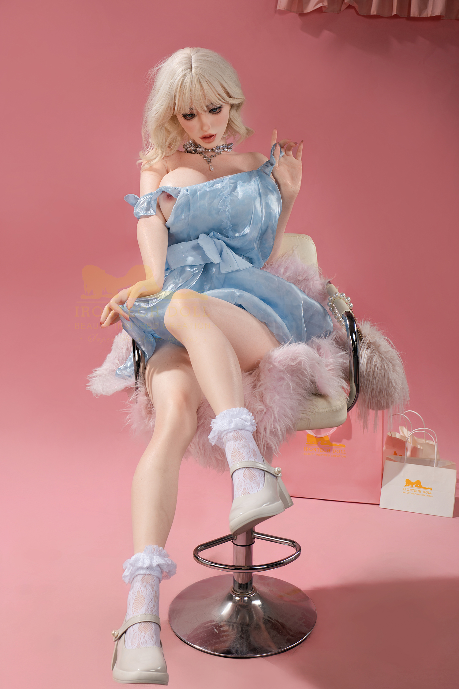 Irontech | Vanessa - 5.3ft (158cm)Big Breast Like Disney Full Silicone Realistic Doll