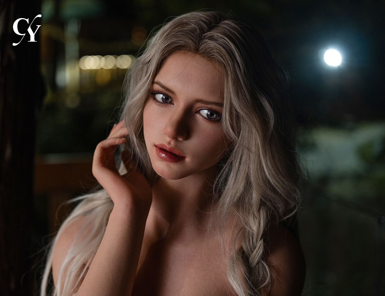 TOP-CY | 157cm (5ft2) D-Cup Silicone Sex Doll - Polly