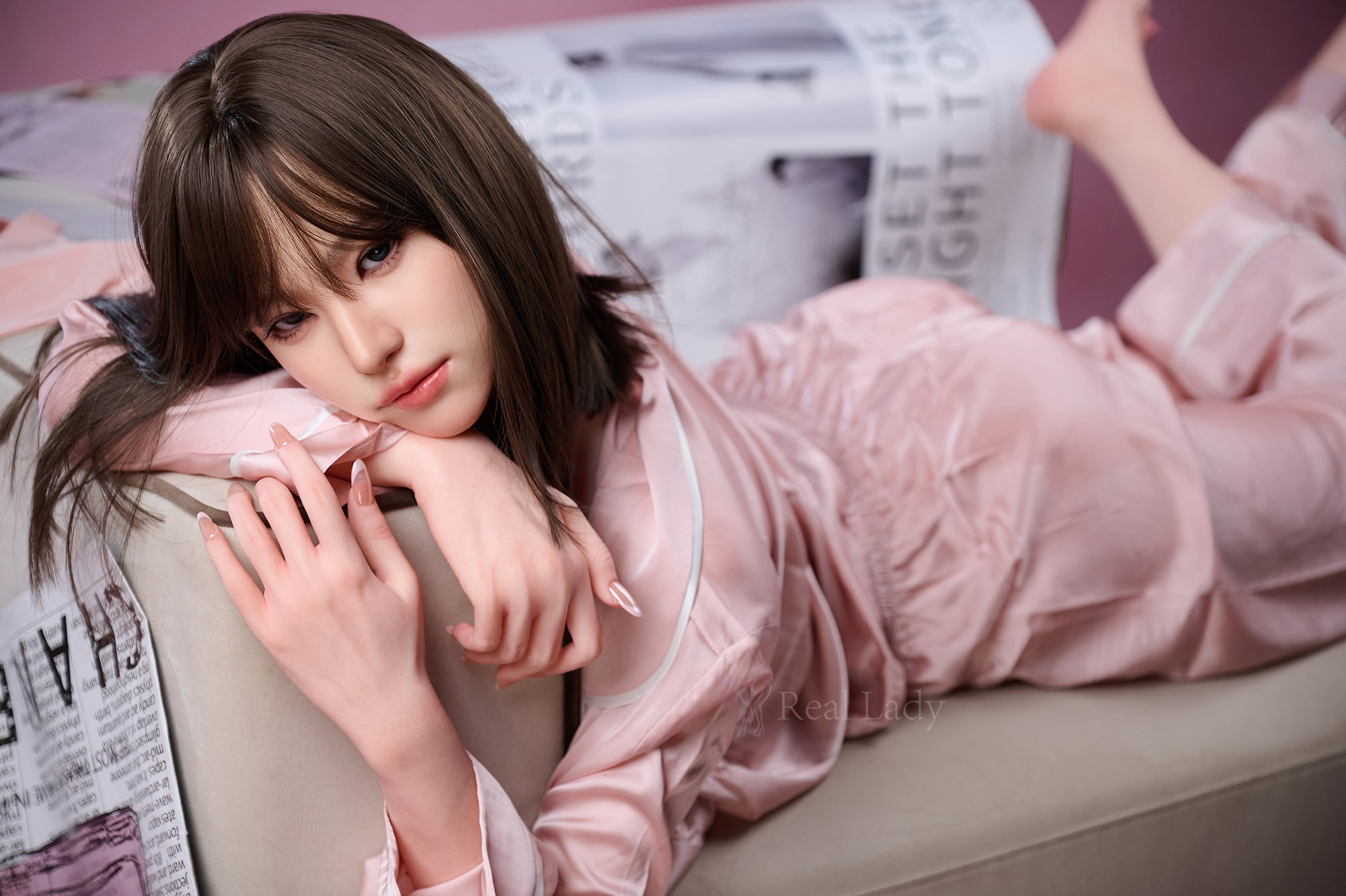 Real Lady丨Viki - 4Ft 11/150cm ROS MAX Pink Lover Silicone Sex Doll