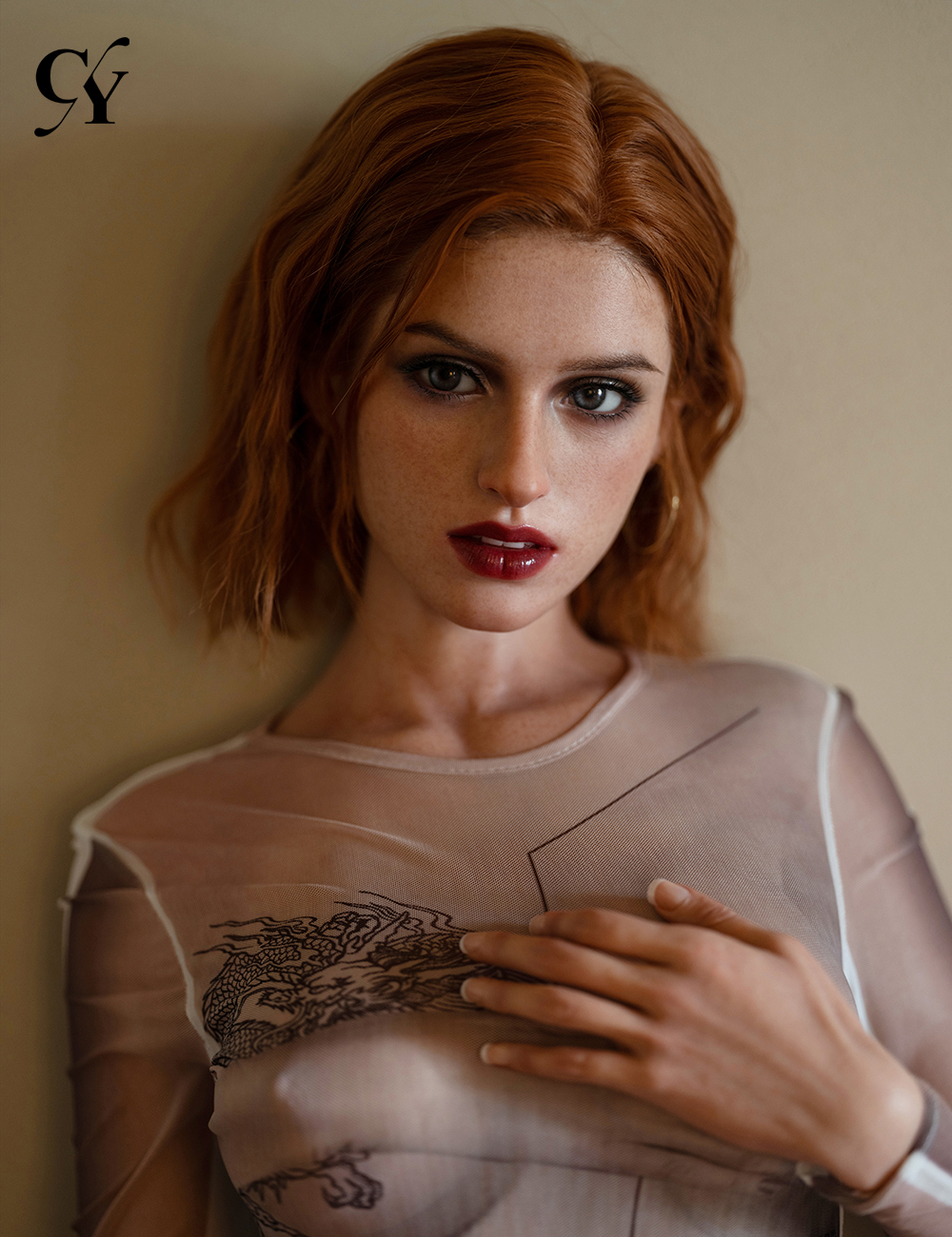 TOP-CY | Rowan - 170cm (5ft7) C-Cup Realistic ROS Silicone Sex Doll 