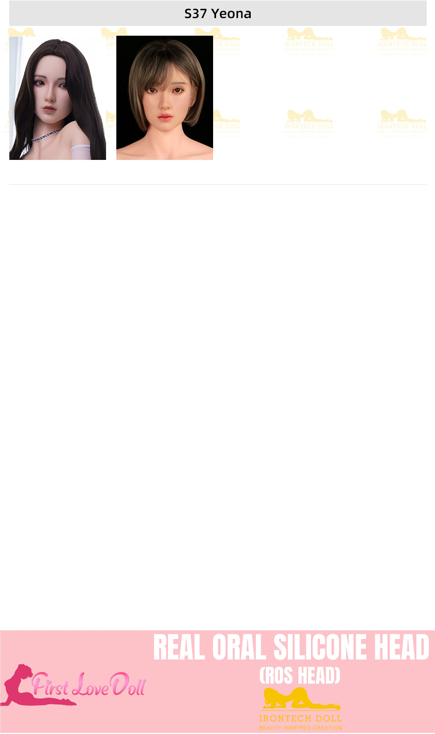 Irontech Doll丨ROS Silicone Head (Extra Doll Heads)