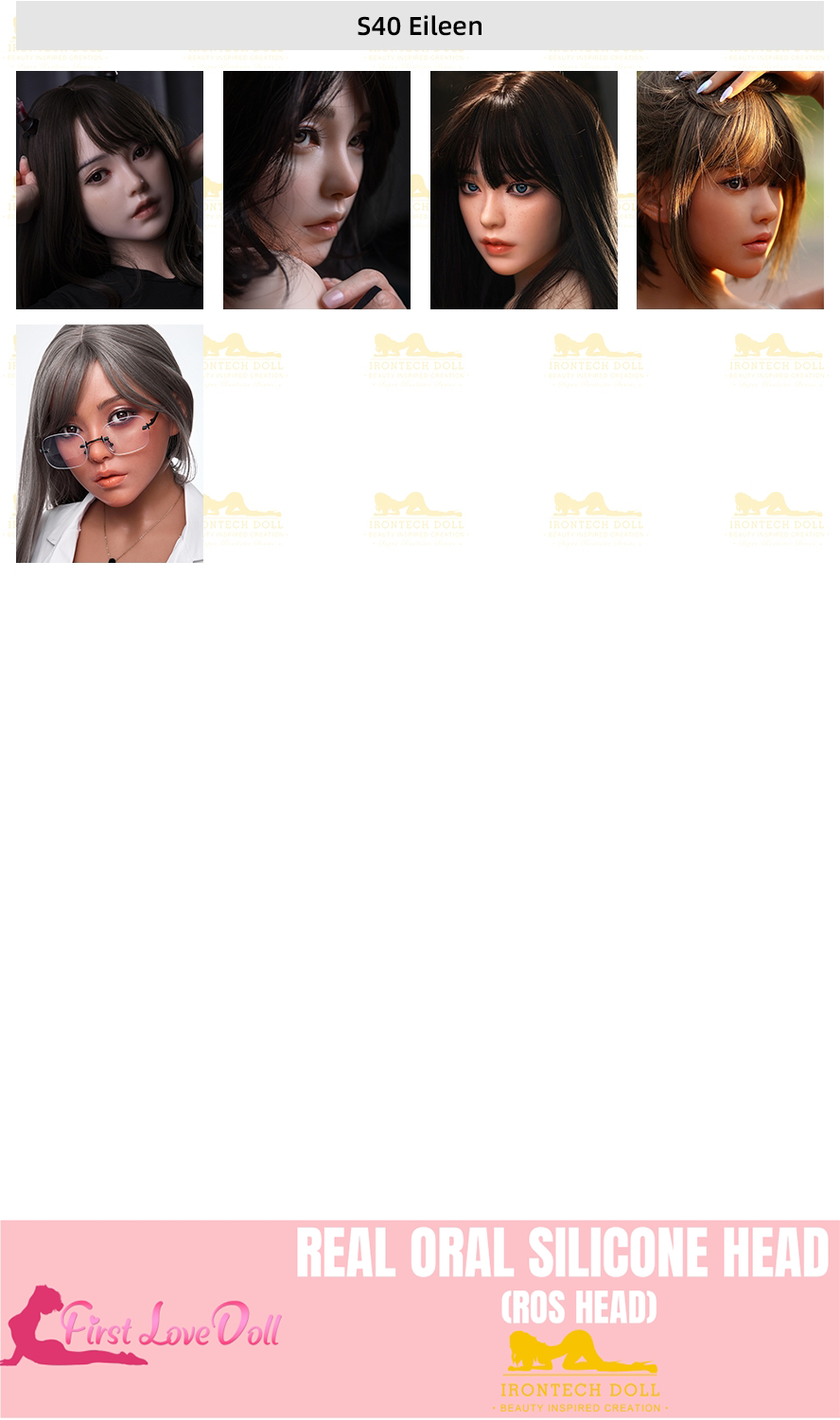 Irontech Doll丨ROS Silicone Head (Extra Doll Heads)