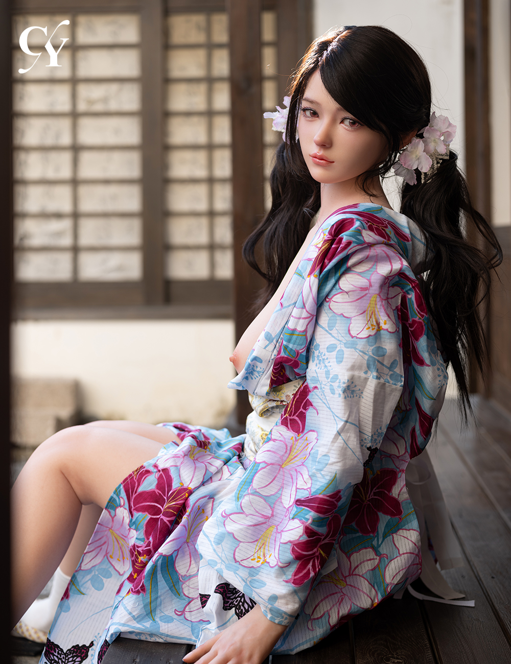 TOP-CY | Sato Asuka - 5ft 4/162cm E-Cup Classic Japanese Kimono Sex Doll