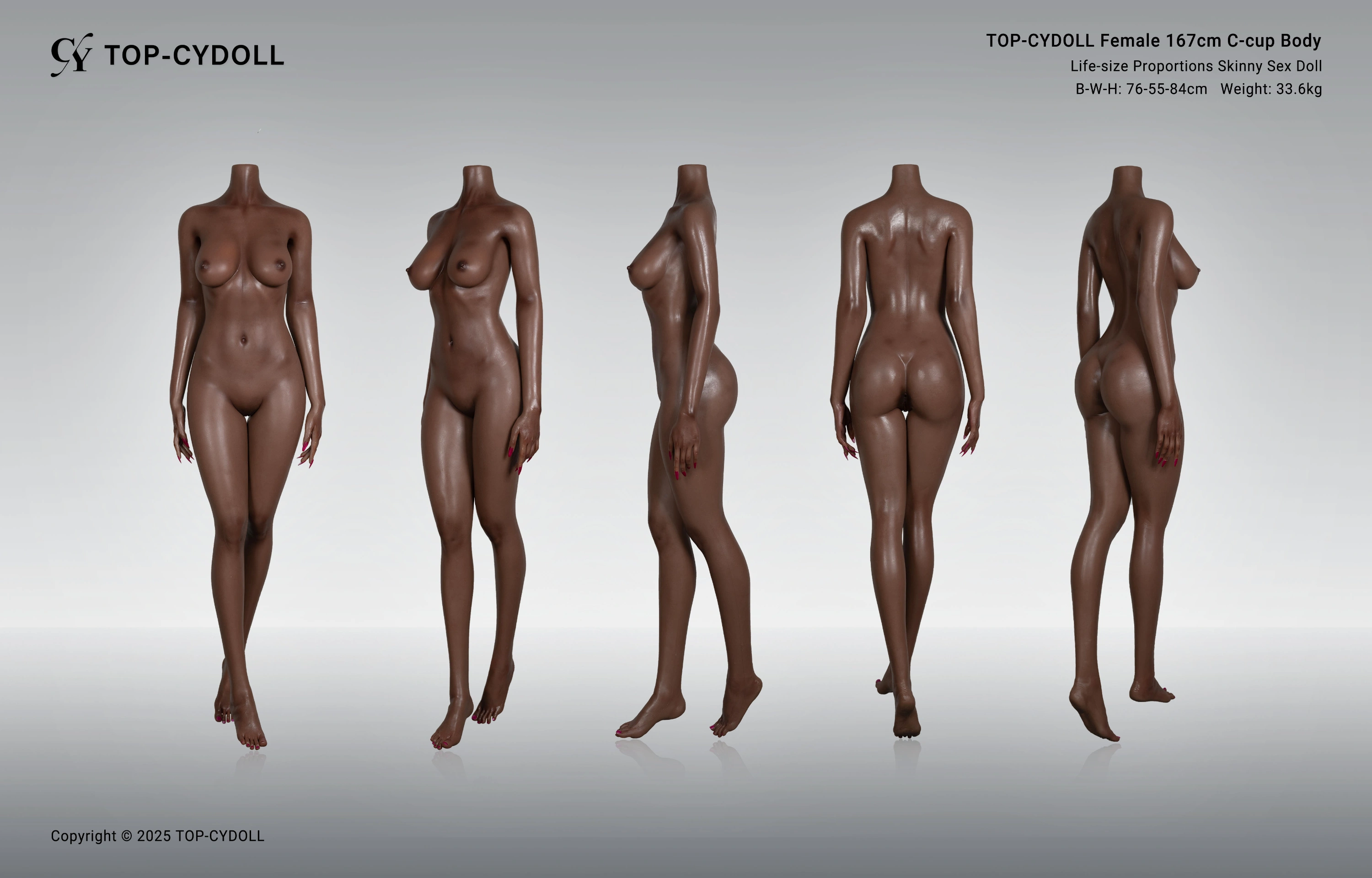TOP-CY | DIY Your Hyper-Realistic Sex Doll: All-Silicone Head & Multi-Material Body