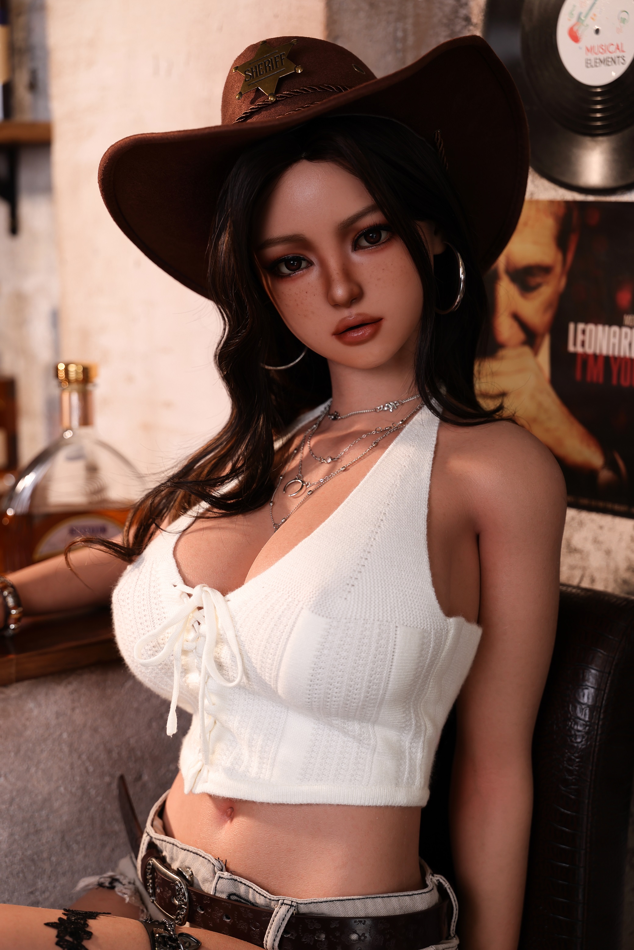 Avant Doll | Tania - 157cm/5ft2 E-Cup Cowgirl ROS Head Full Silicone Doll