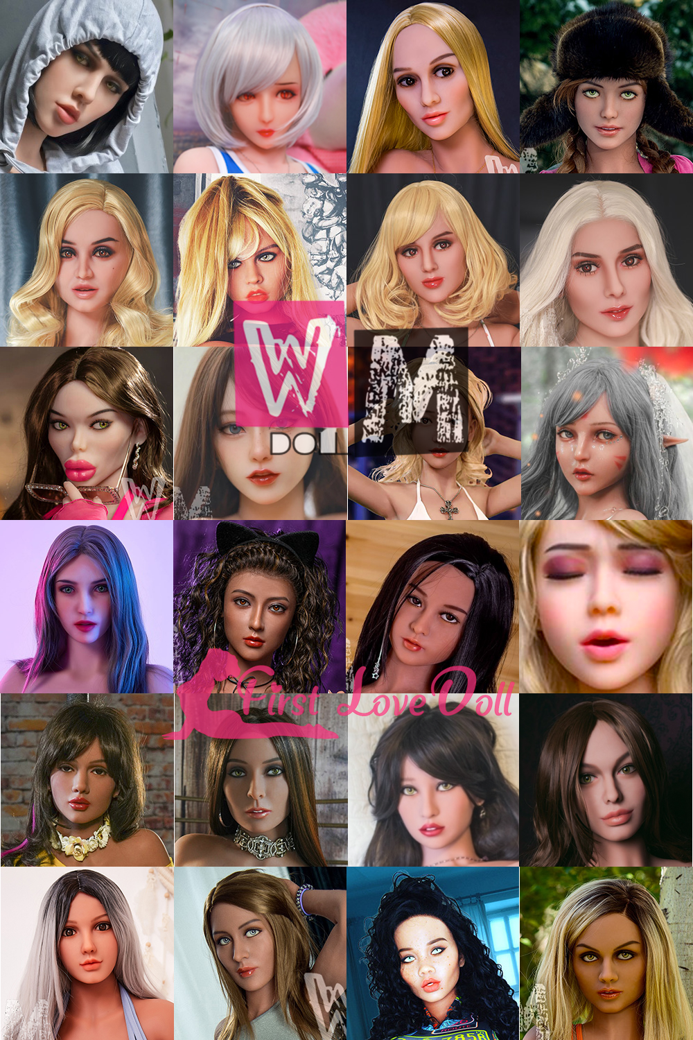 WM Doll | Single Head - Extra Head For Sex Doll(Head Only)