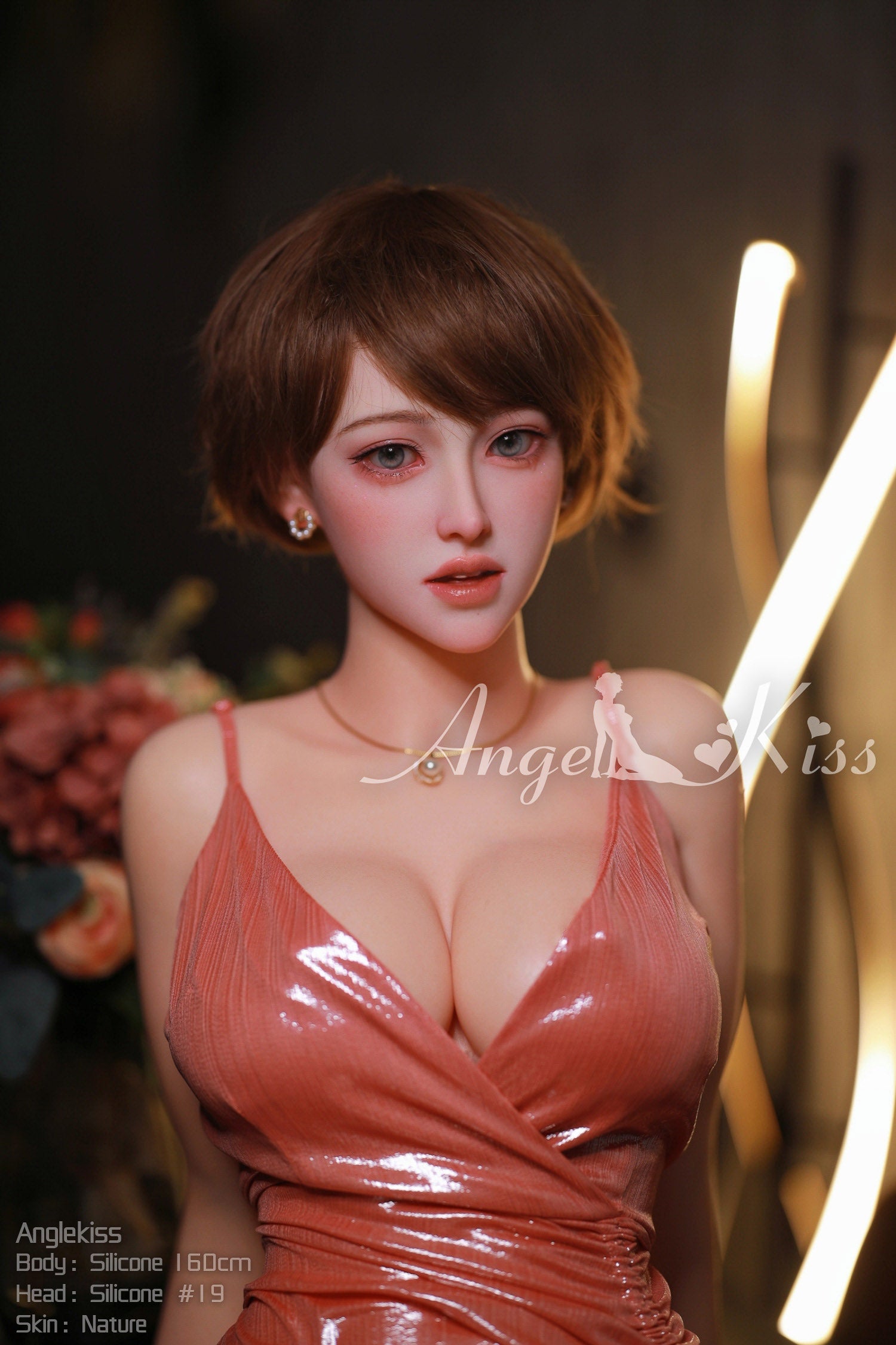 Angel Kiss | 160cm/5ft3 D-cup Silicone Sex Doll – Flora Simon-Honeylovedoll