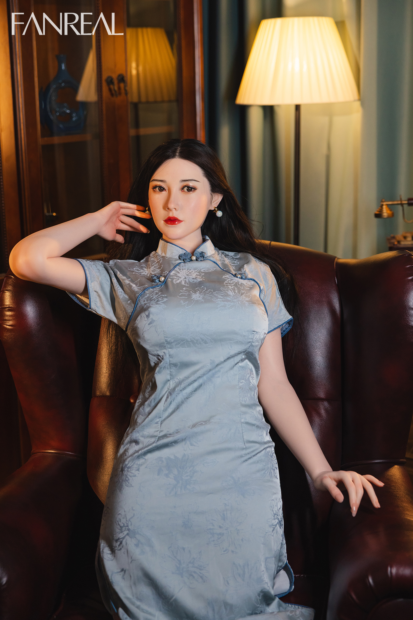 FanReal |  F-Cup 3ft6 Tanned Petite Sex Doll Torso for Men-Vivi