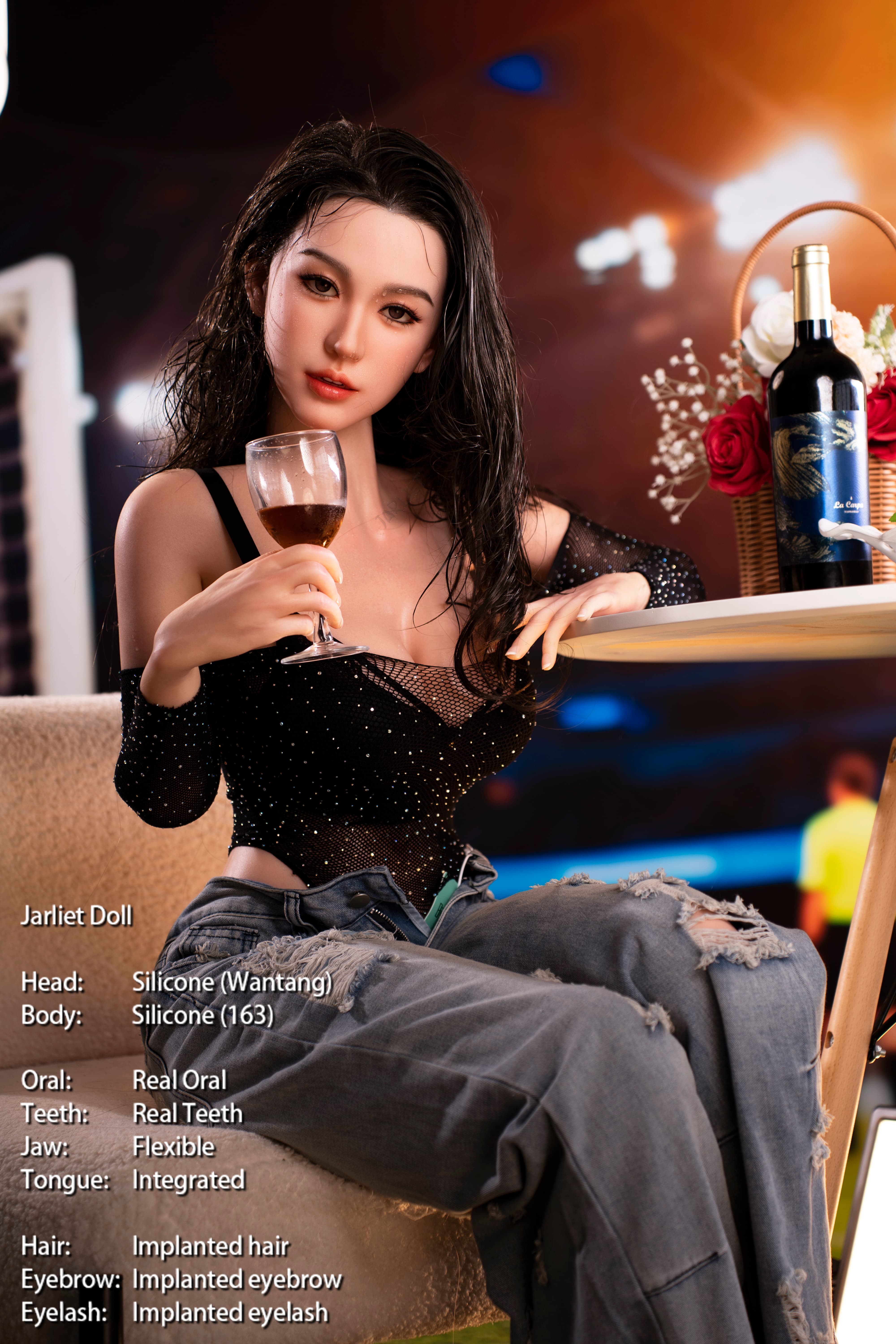 Jarliet | Wantang-5ft 4/163cm  Real ROS  Full Silicone Sex Doll