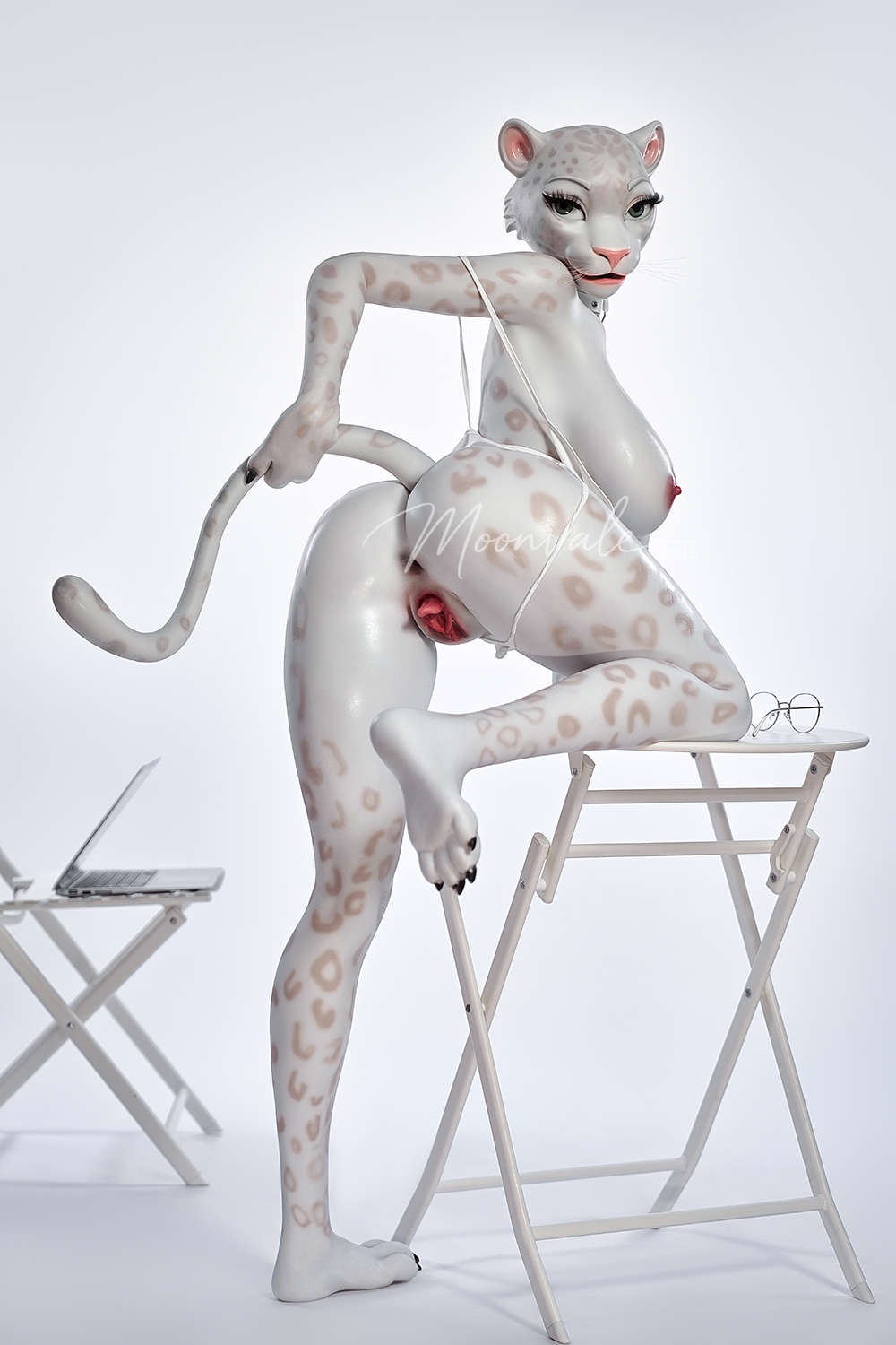 MoonVale Doll | Velara - 165cm/5ft5 White Panther Wild Furry Sex Doll