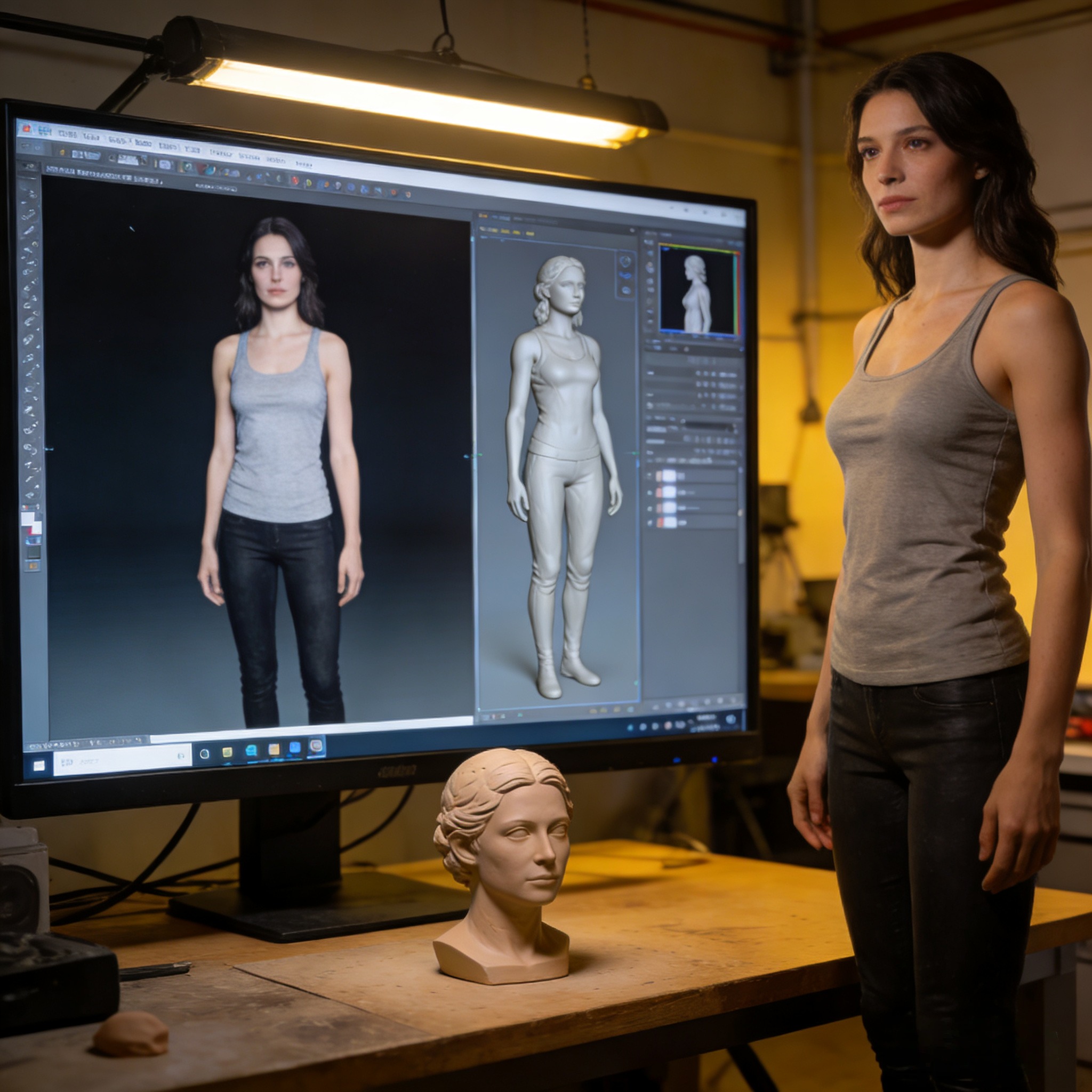 Custom Full Body ROS Silicone Female Sex Doll Made From Photos