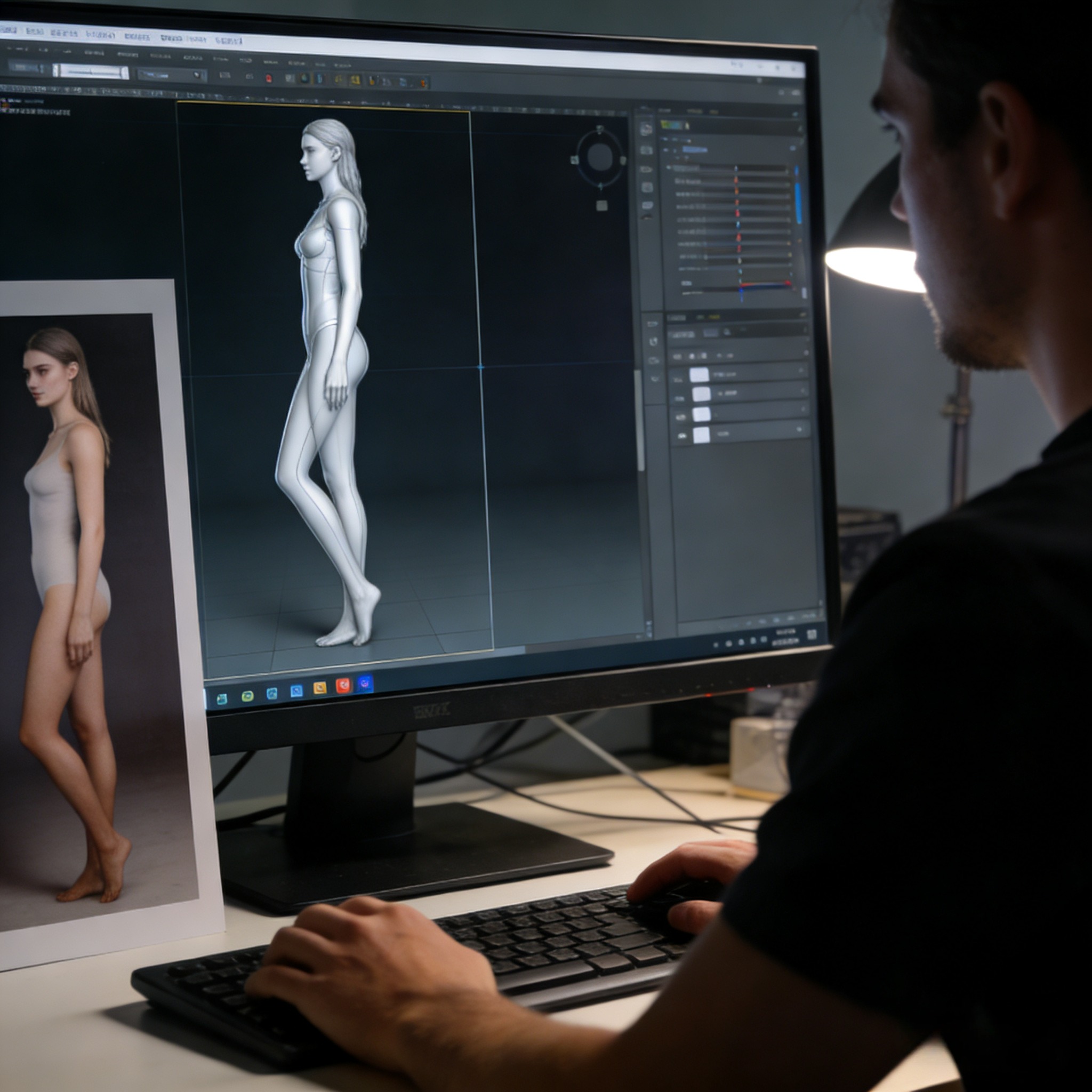 Custom Full Body ROS Silicone Female Sex Doll Made from Your Photo