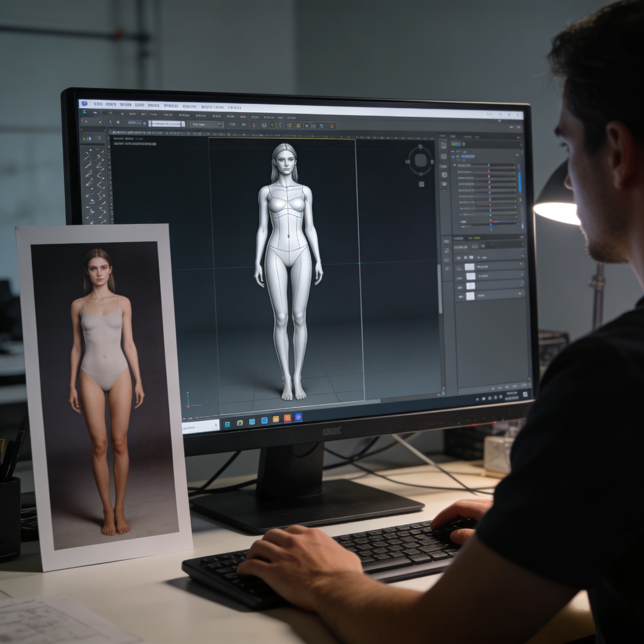 Custom Full Body ROS Silicone Female Sex Doll Made from Your Photo