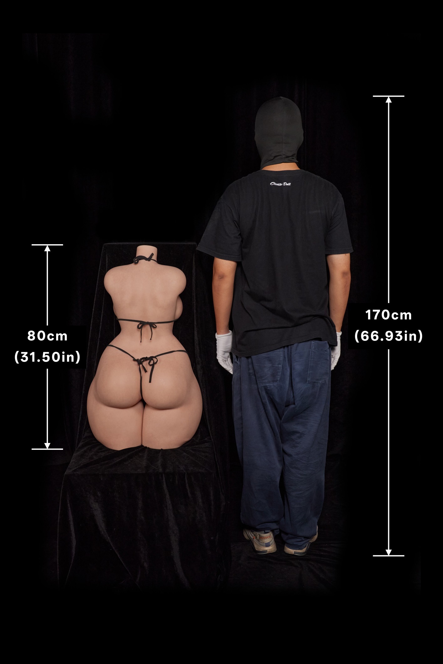 Climax | 3ft 4/104cm I-Cup Ultra-Lightweight Silicone Sex Torso 885#, CLM ULW Series