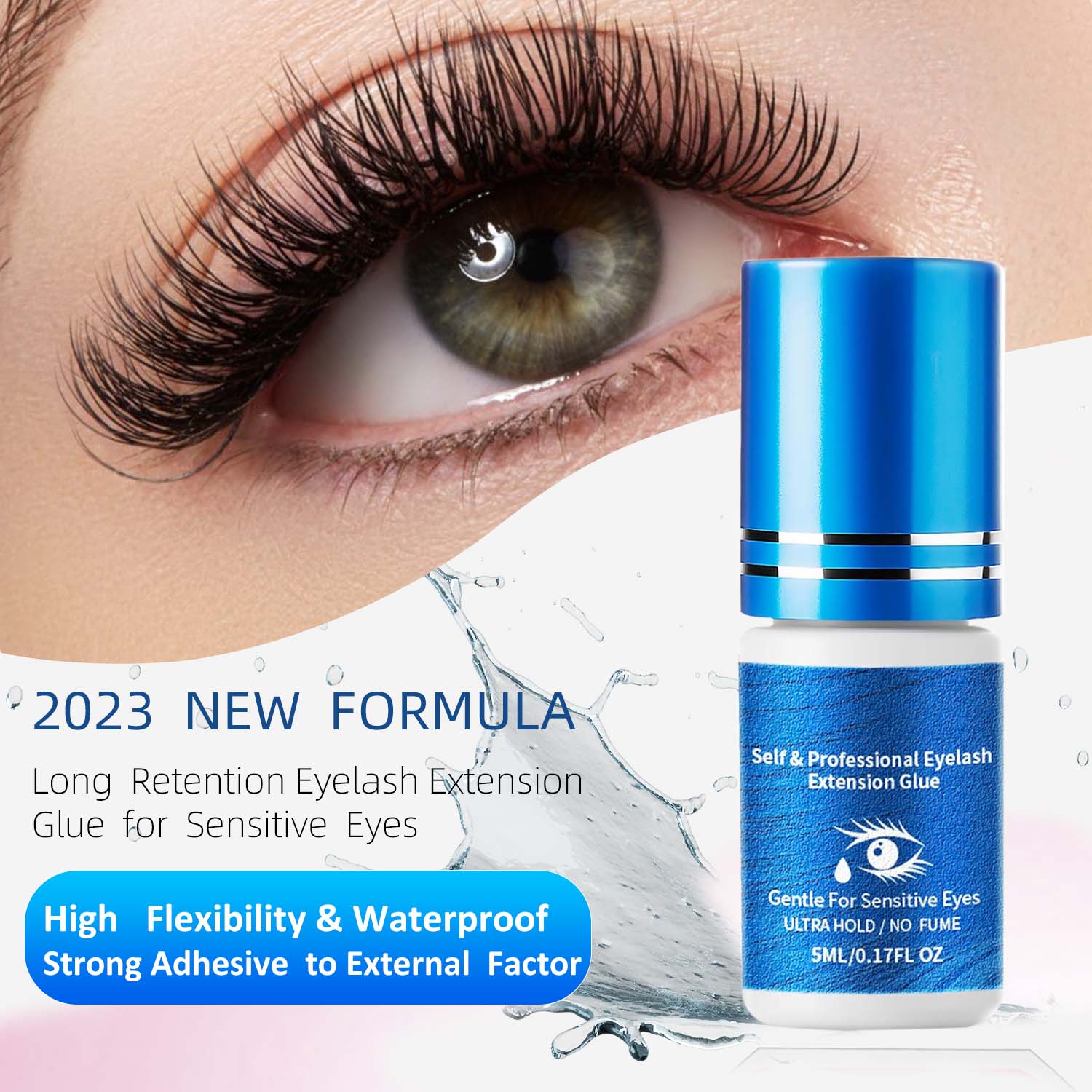 New Blue Eyelash Extension Glue