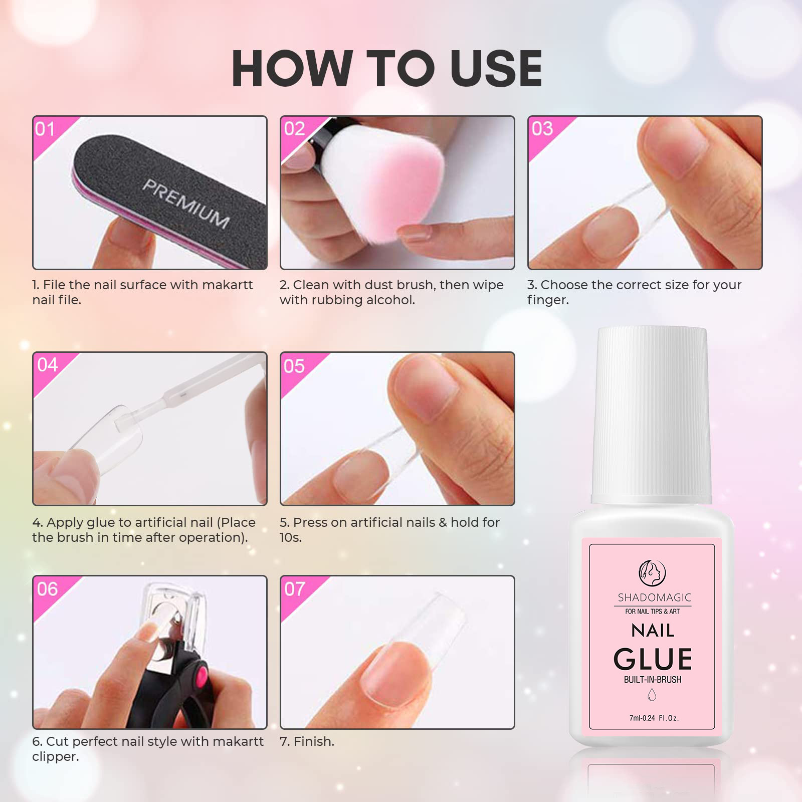 Fake Nail Adhesive Glue