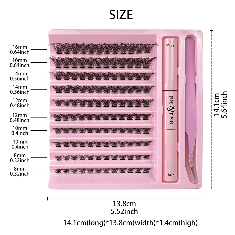 Cluster Lash And Glue Set