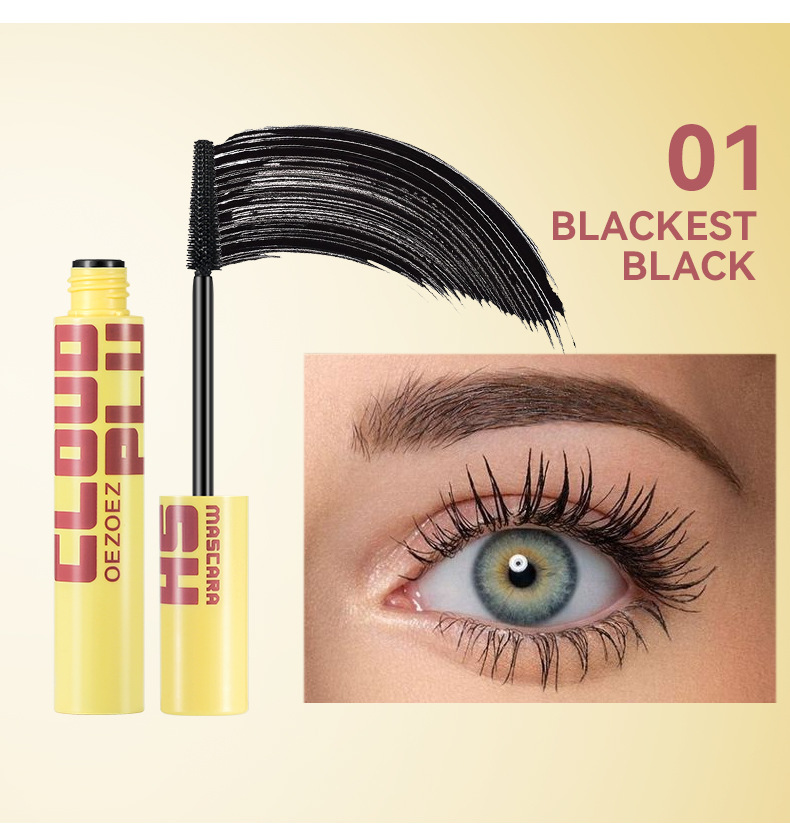 Washable Mascara Long Lasting Waterproof Lengthening Curling Black Lash Eyelash Extension Beauty Makeup Long-wearing Mascara
