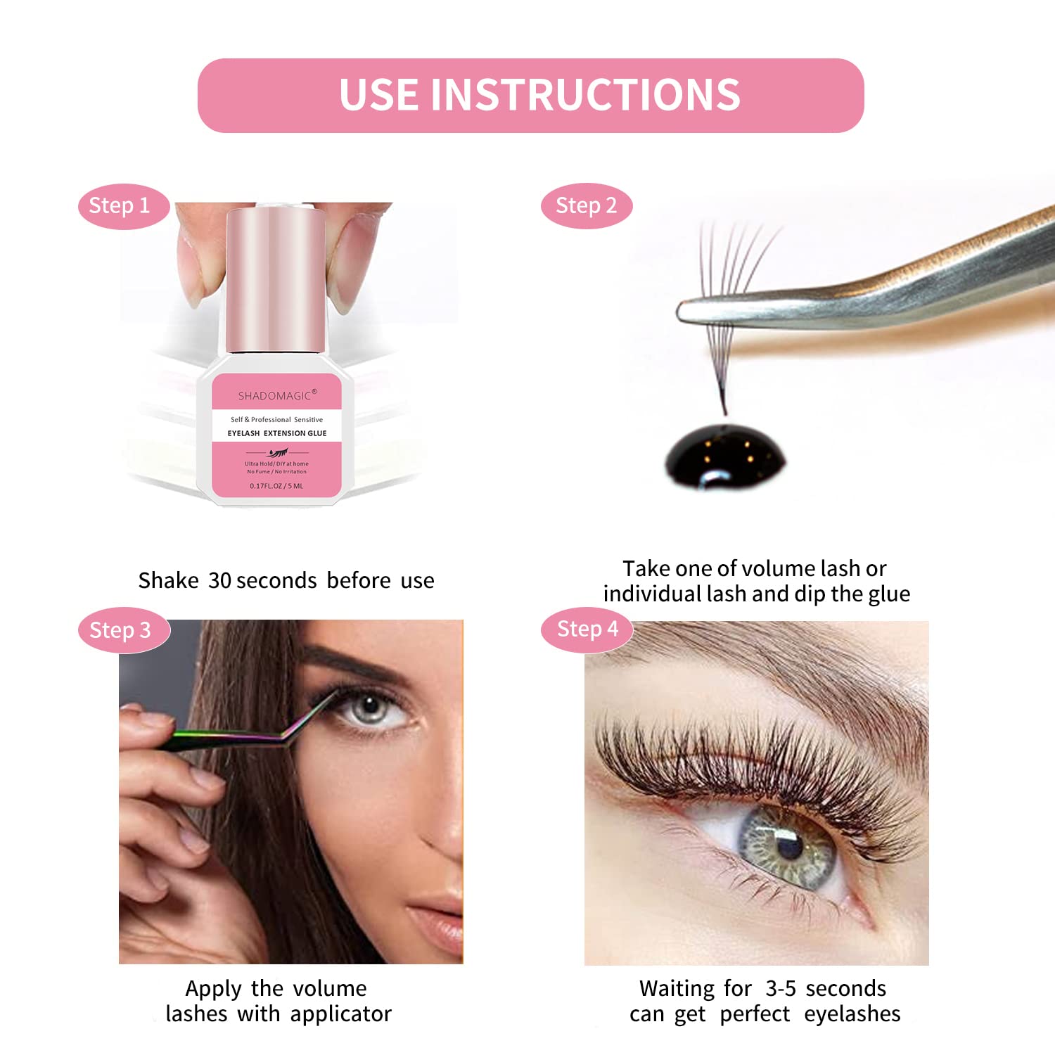 Self Lash Extension Glue
